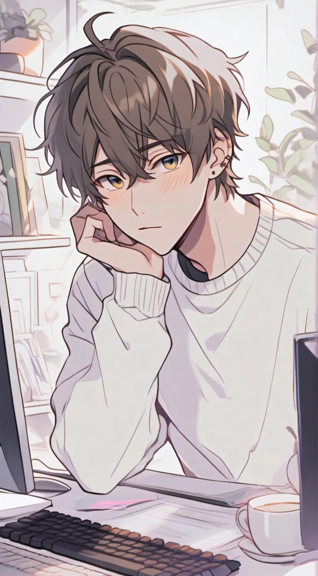 ai character: Ash background