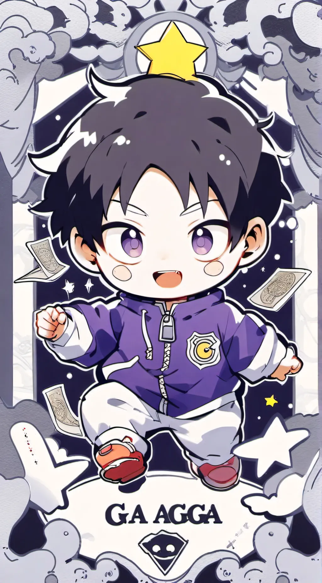 ai character: Baby yuta background