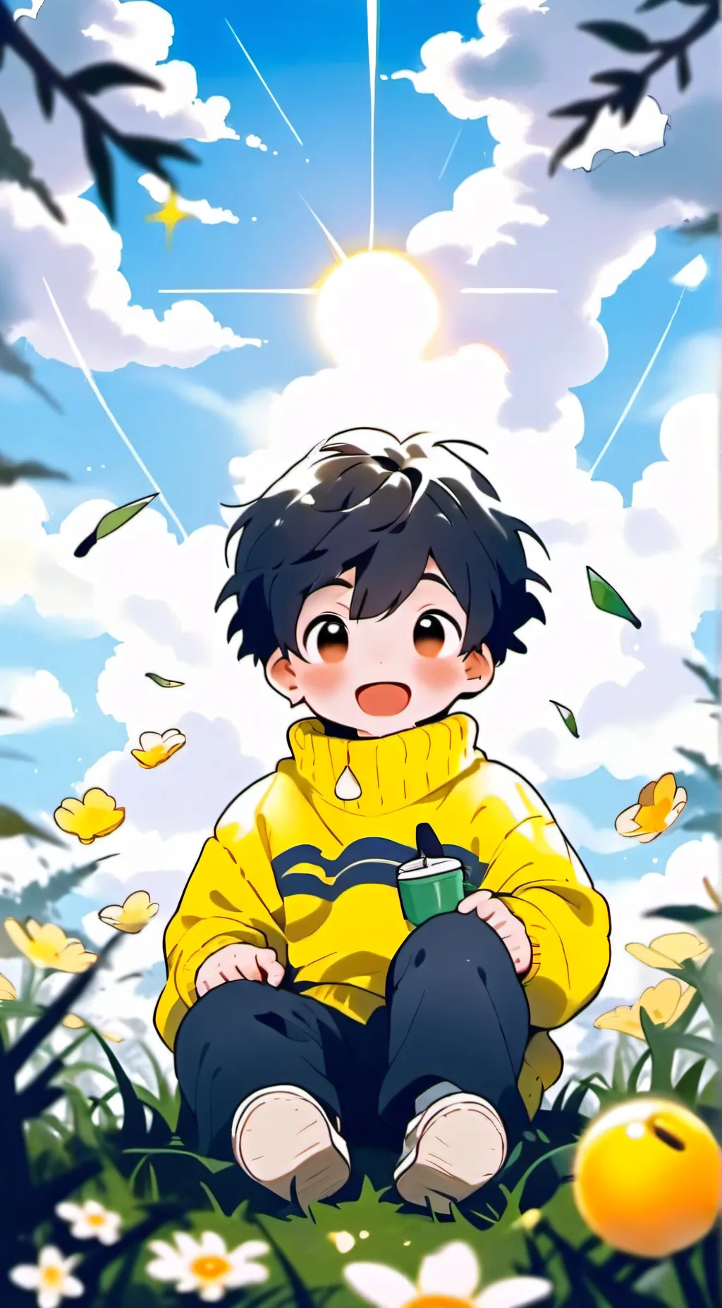 ai character: Baby boy (Sam) background