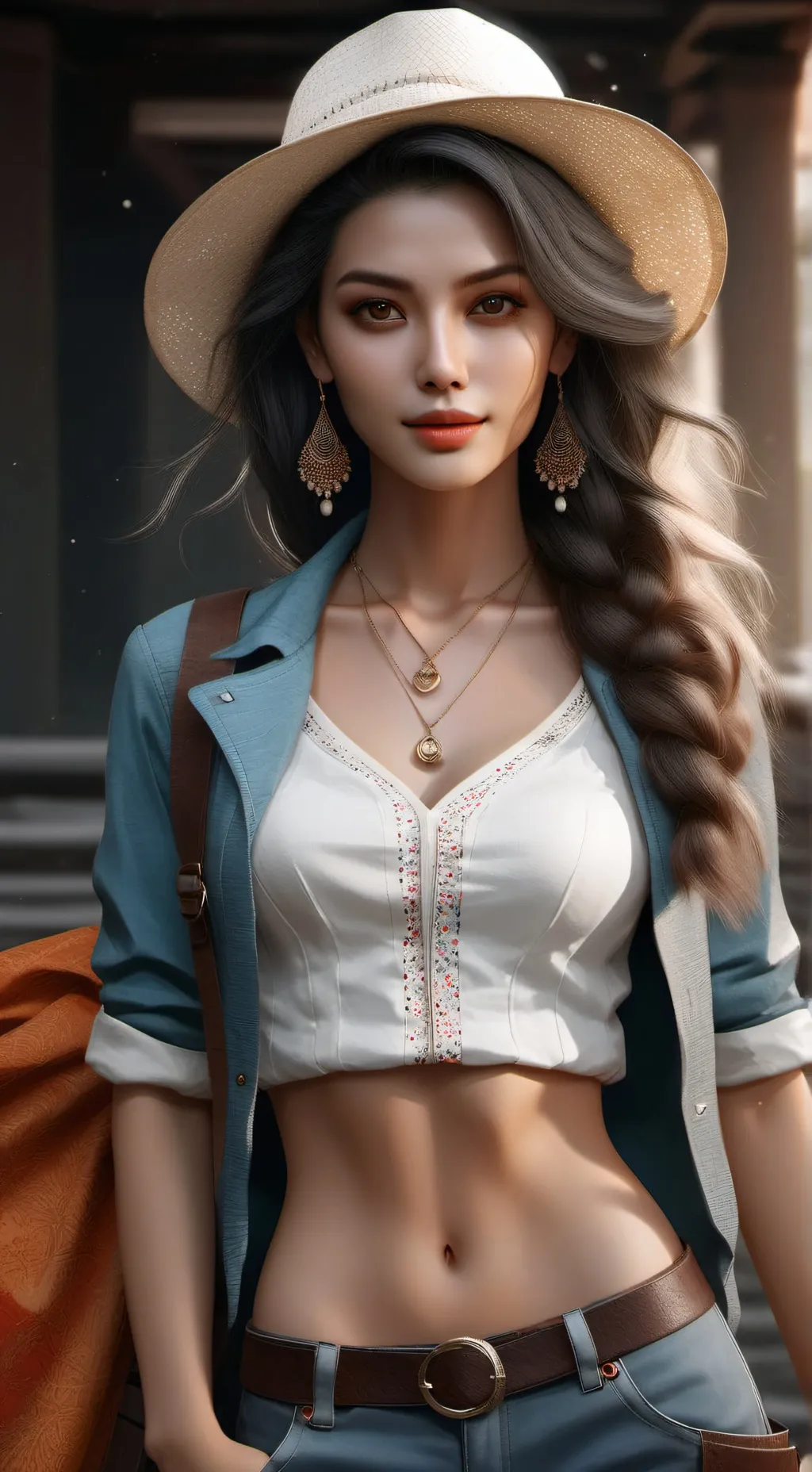 ai character: Mika  background