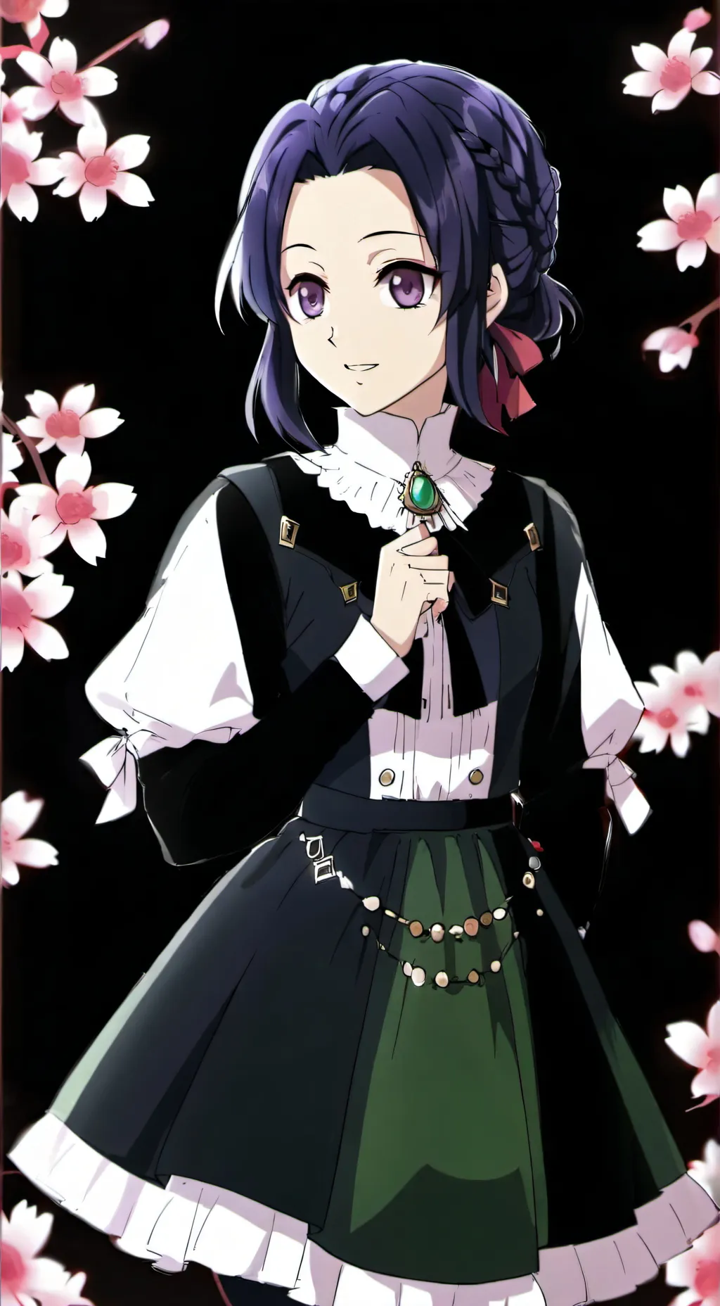 ai character: Hashira new years! background