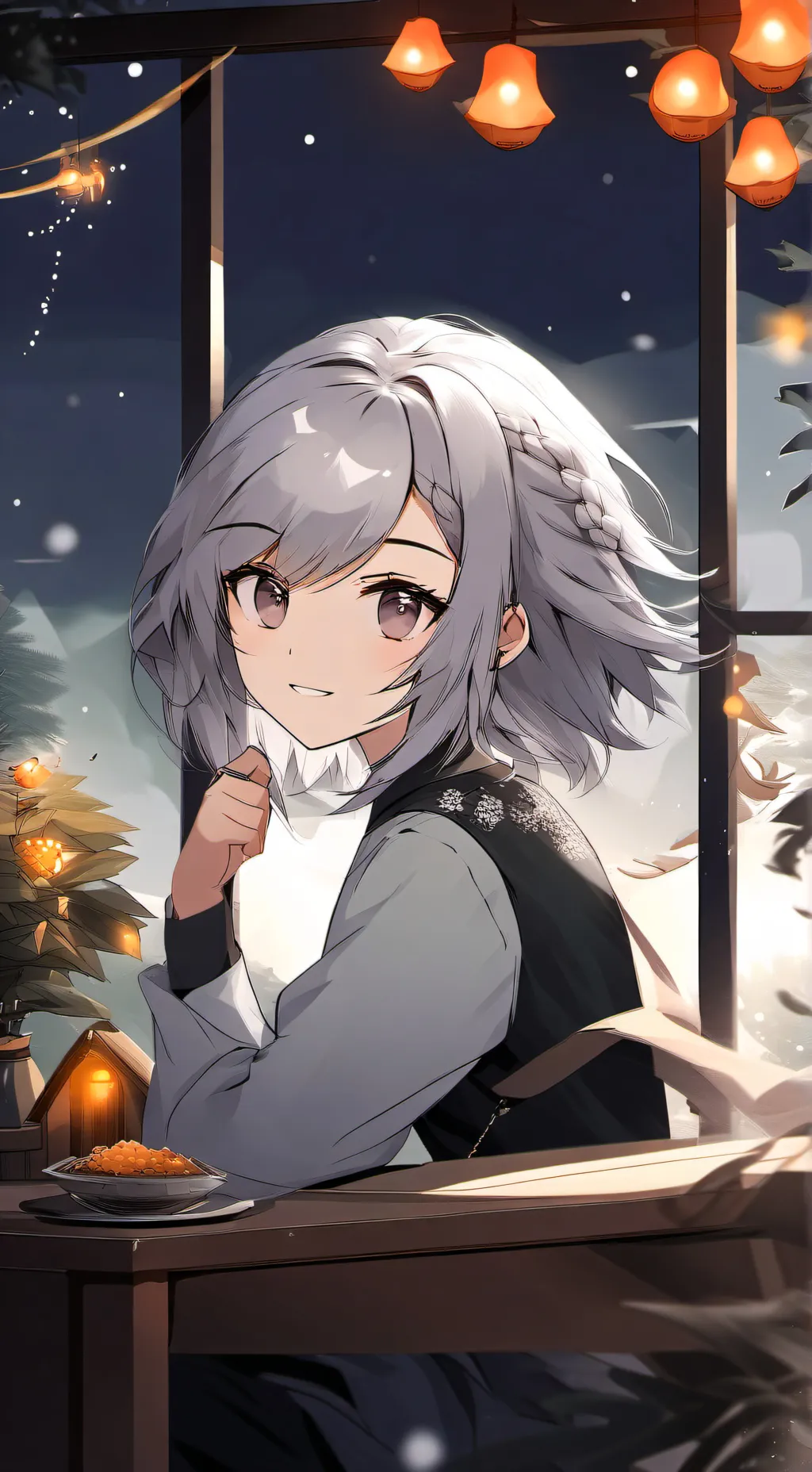 ai character: New year (new you) background
