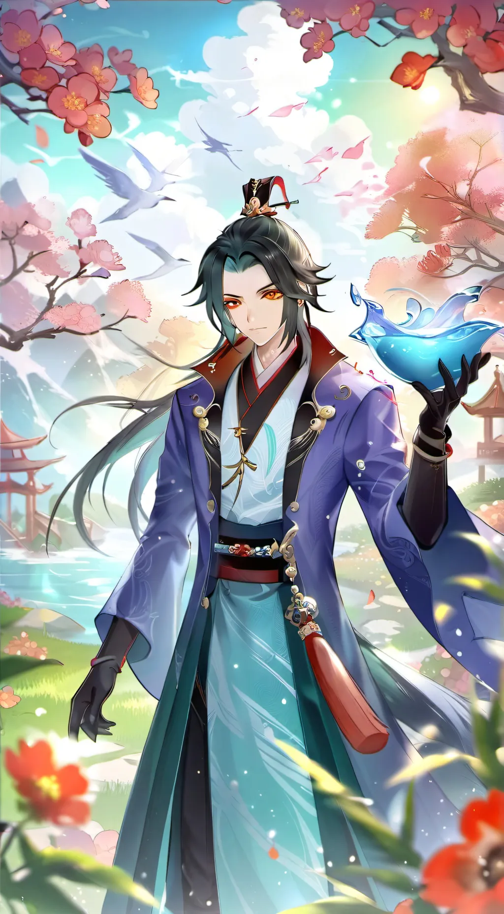 ai character: Xiao! background