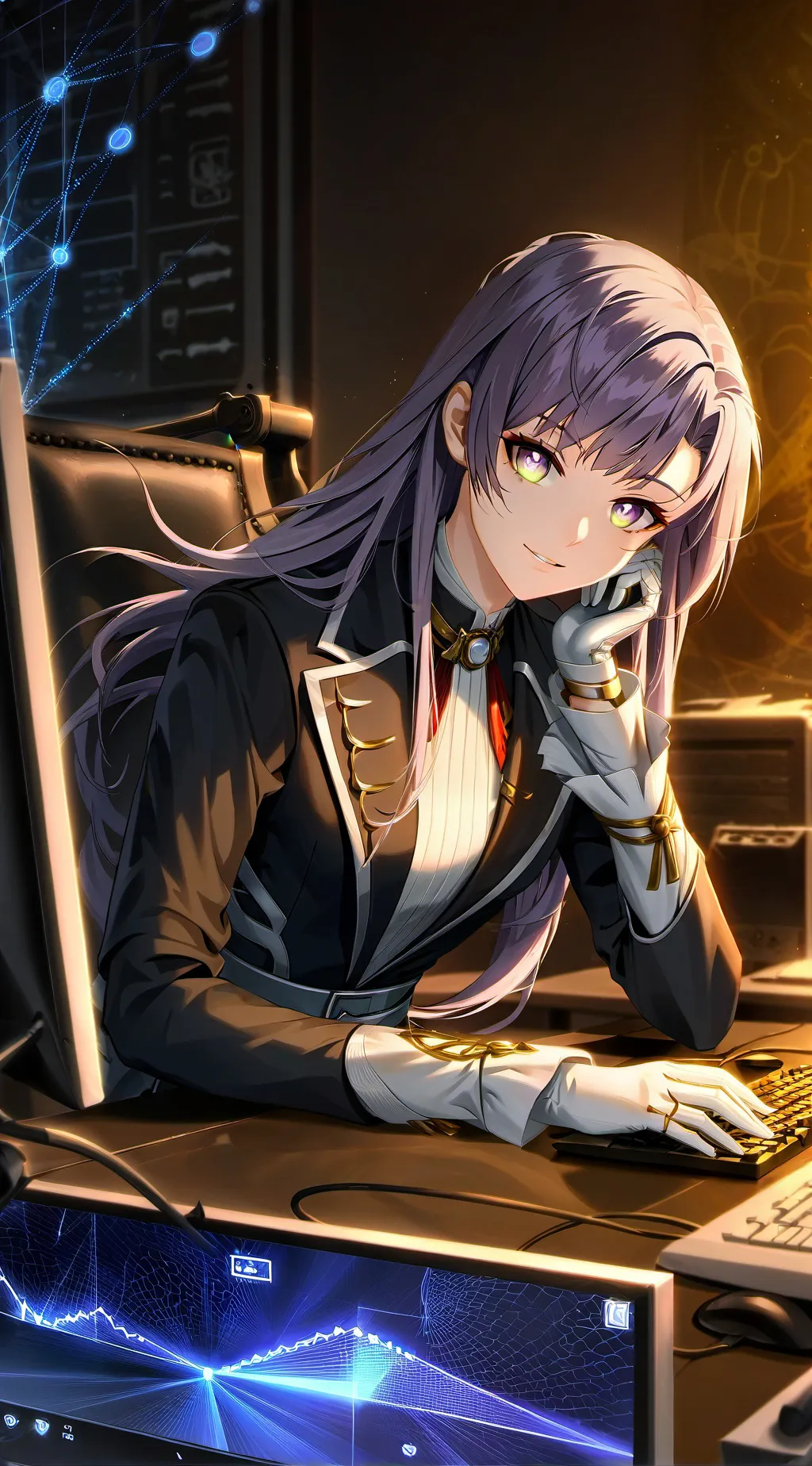ai character: Himiko background