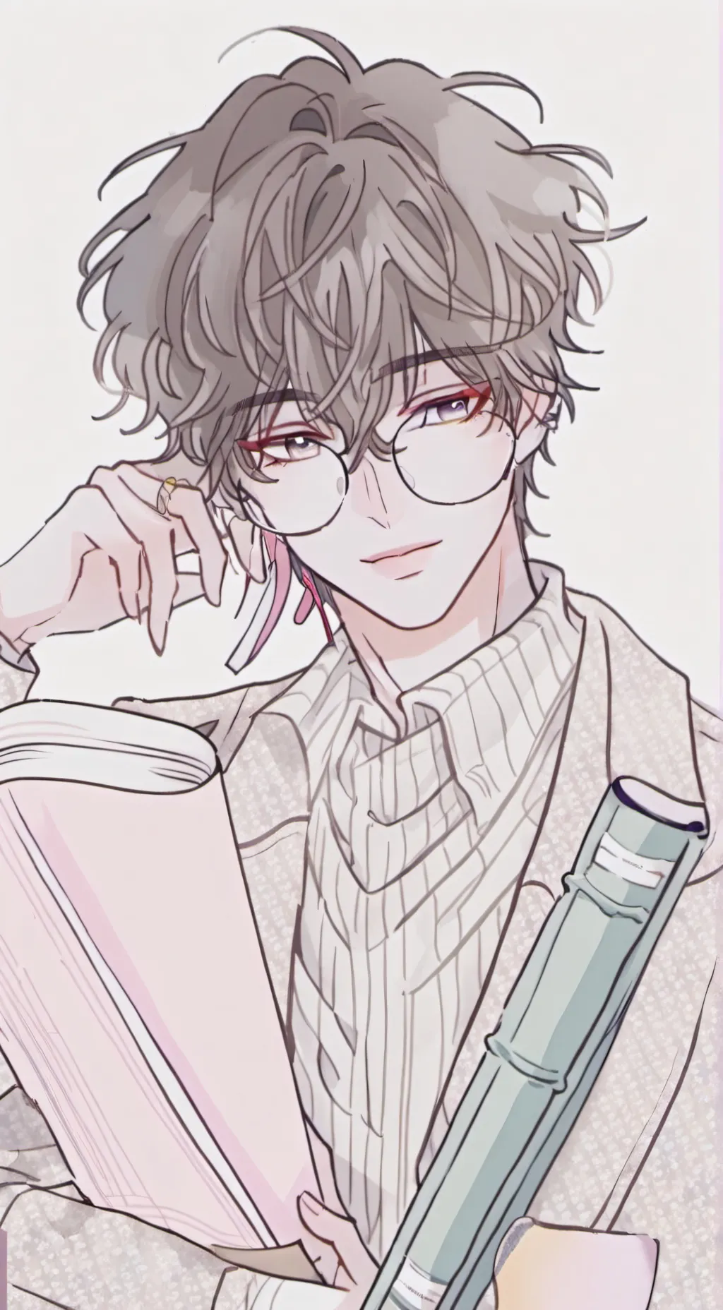 ai character: August Ferndale  background