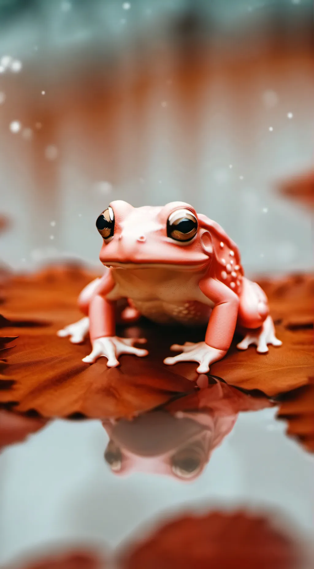ai character: Obese frog background