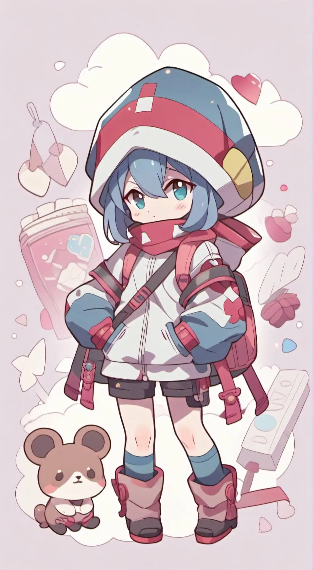 ai character: Эми background