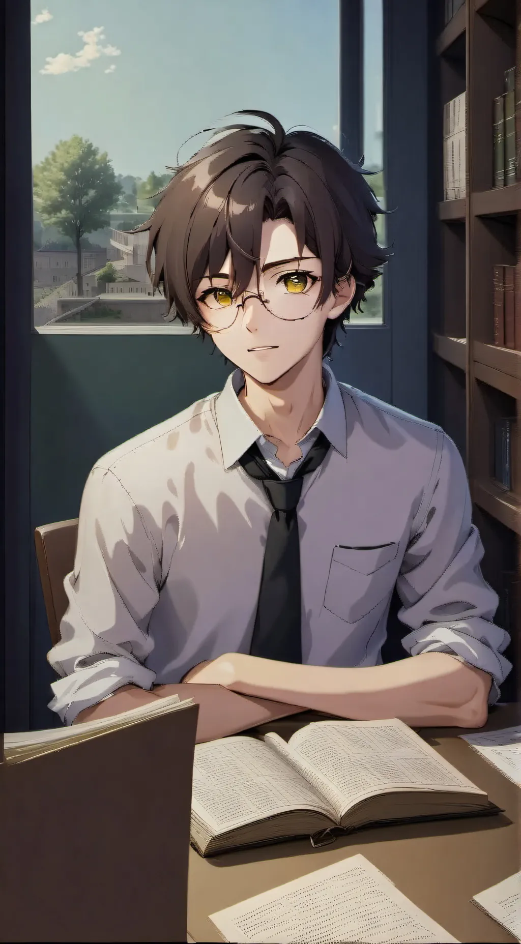 ai character: florian background