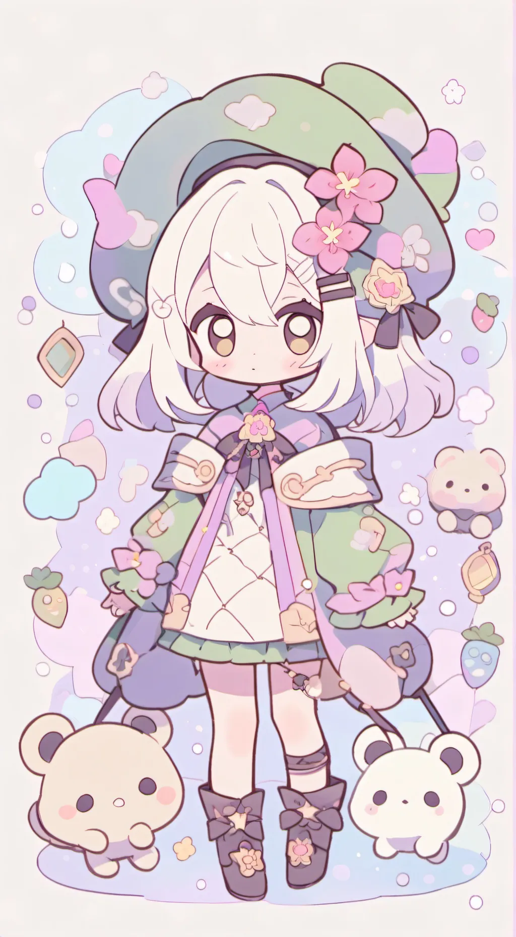 ai character: Evelyn  background