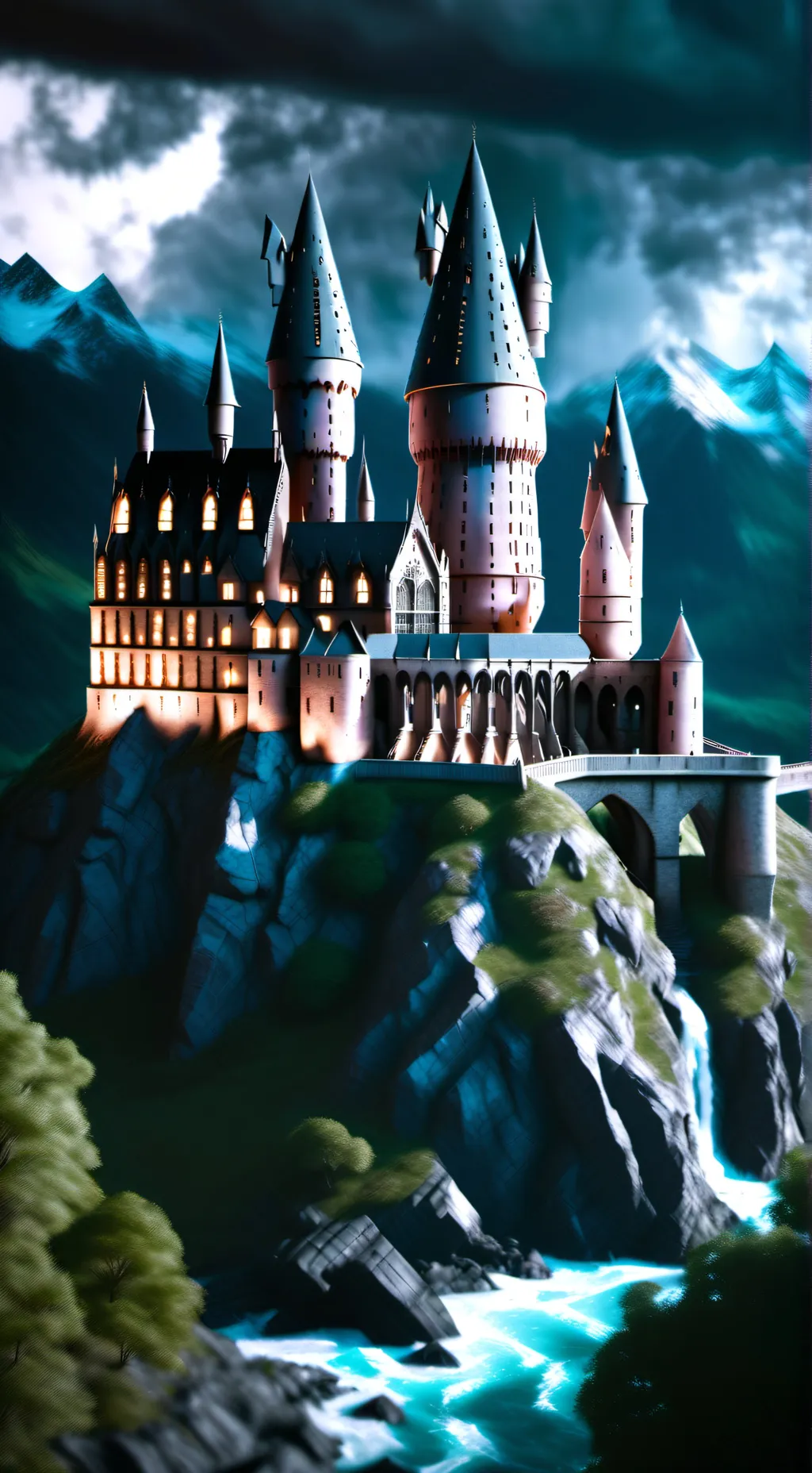 ai character: hogwarts  background