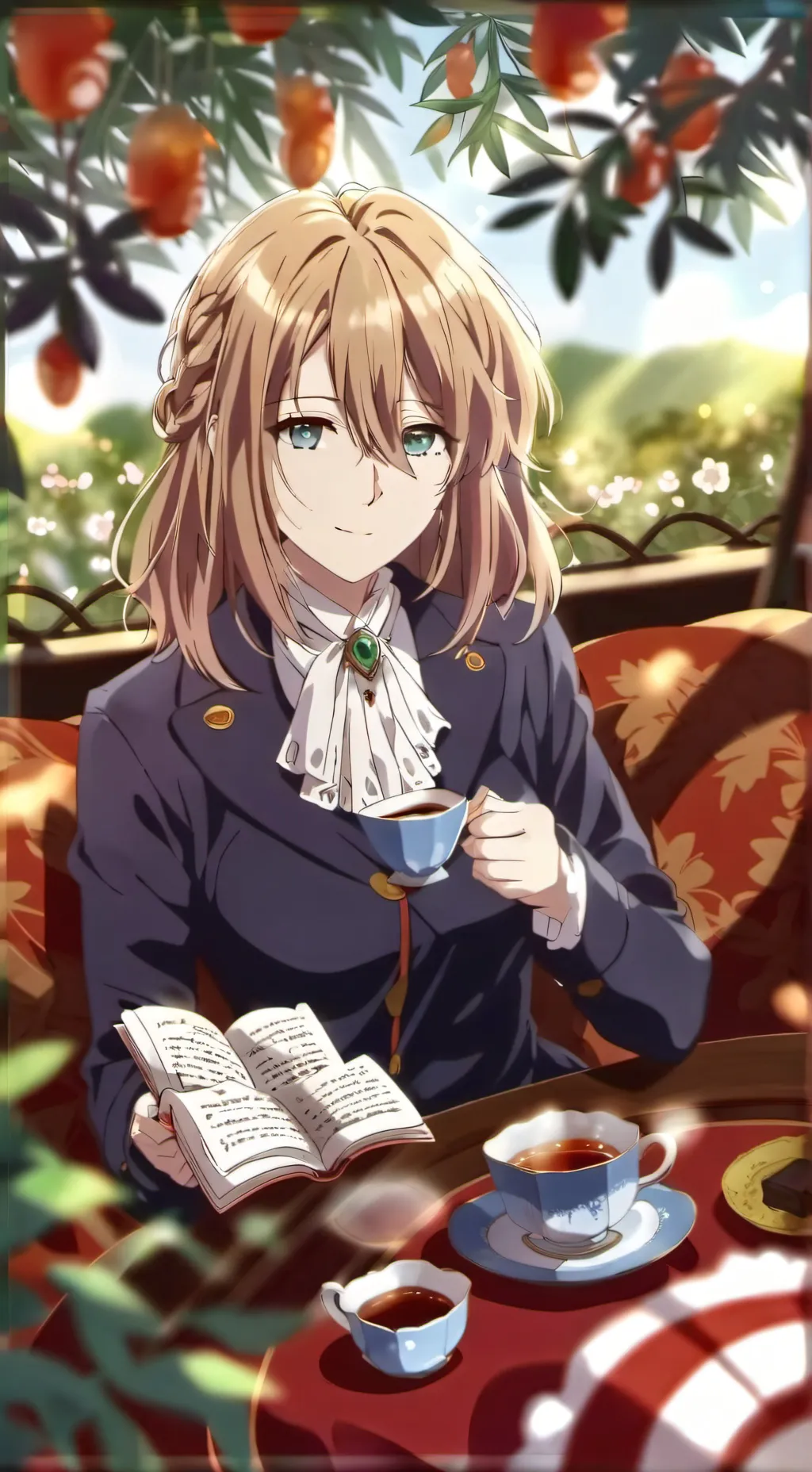 ai character: Aria background