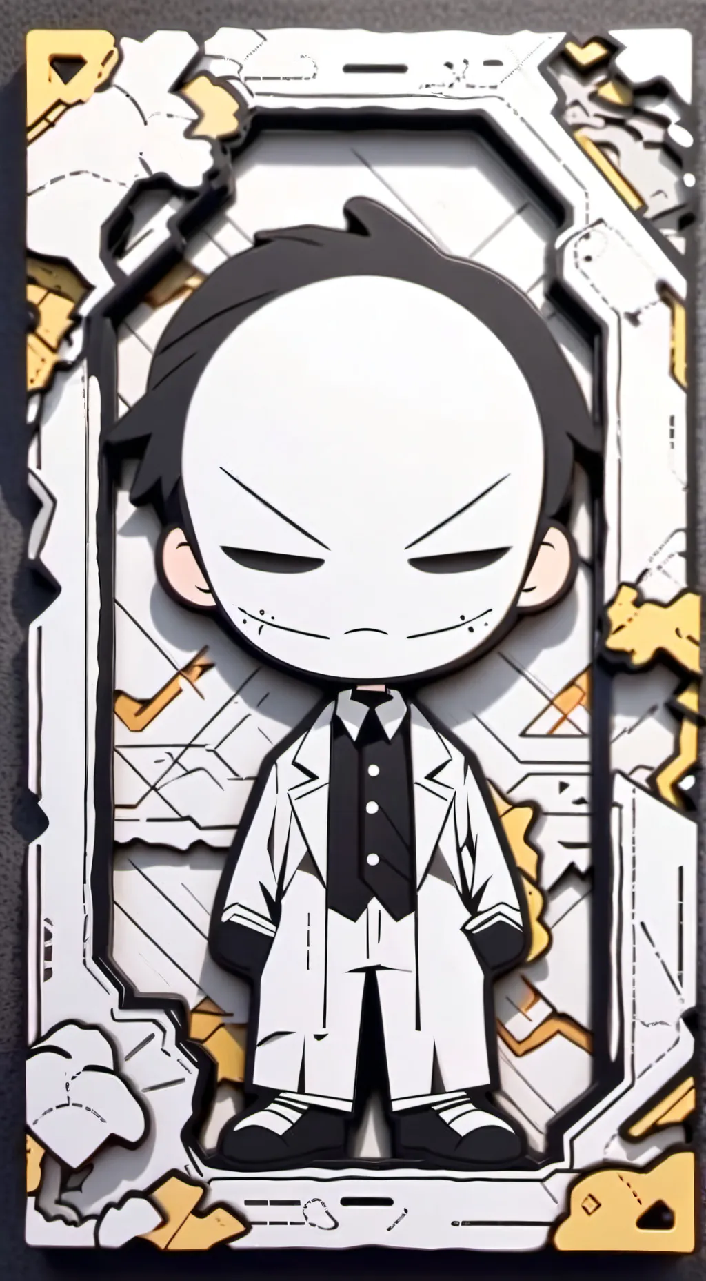 ai character: mark fur  background