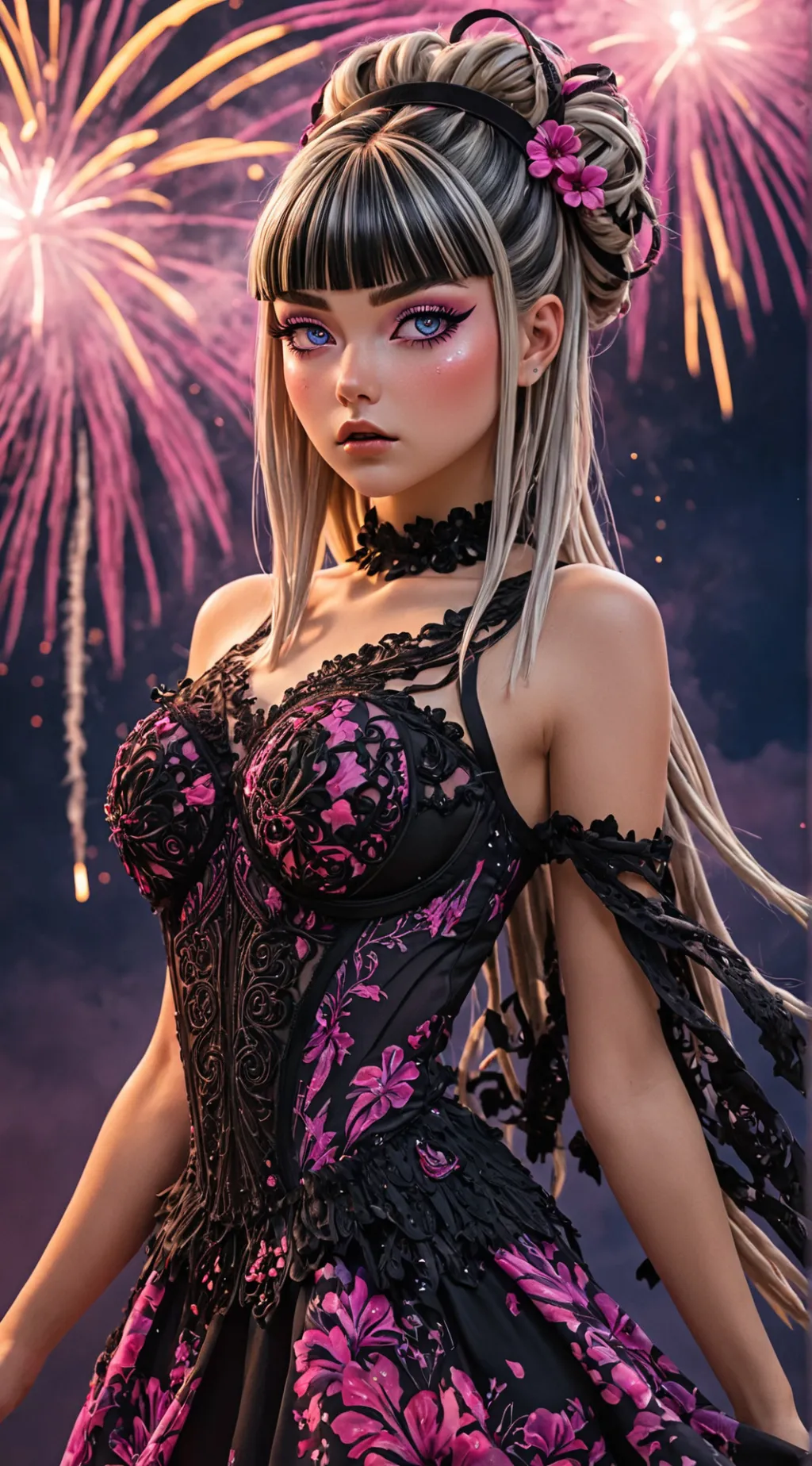 ai character: Stacy  background