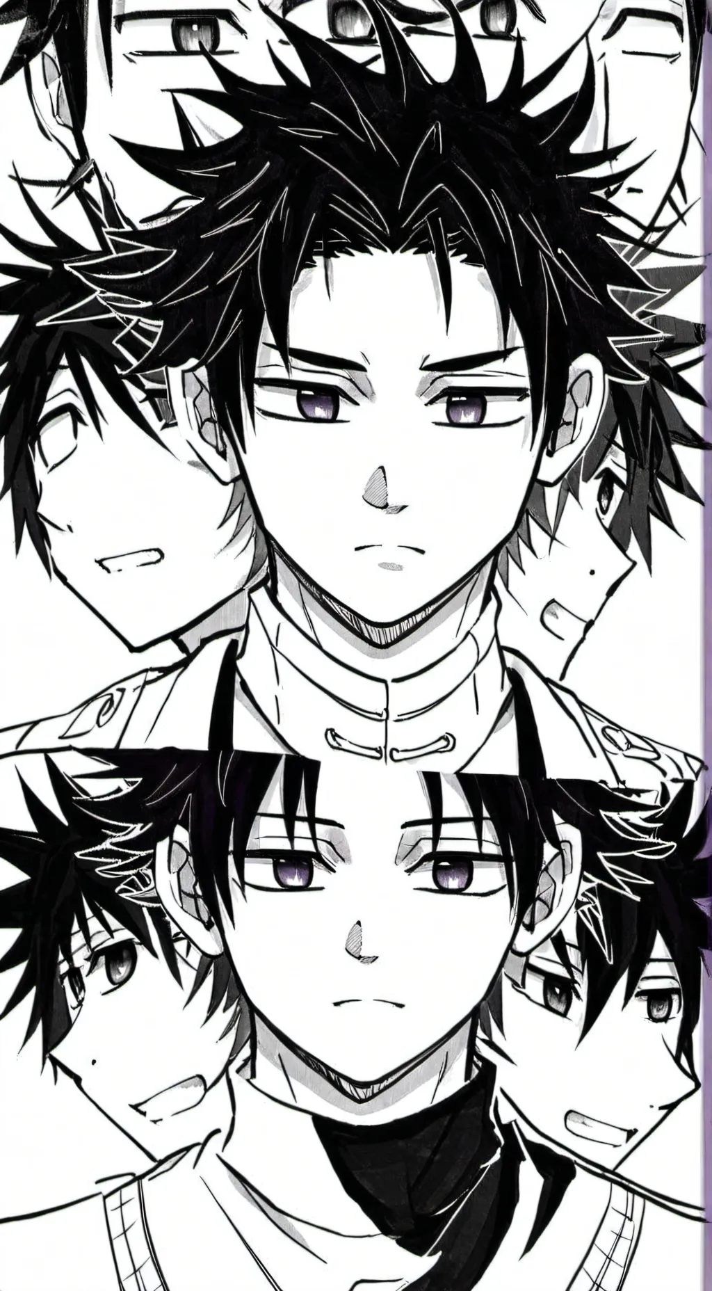 ai character: CHOSO X MAHITO  background