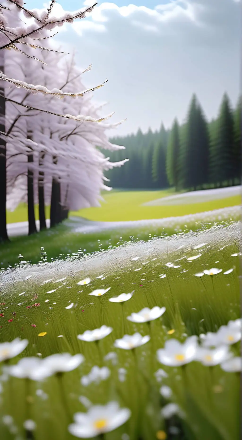 ai character: dw flower infectio background