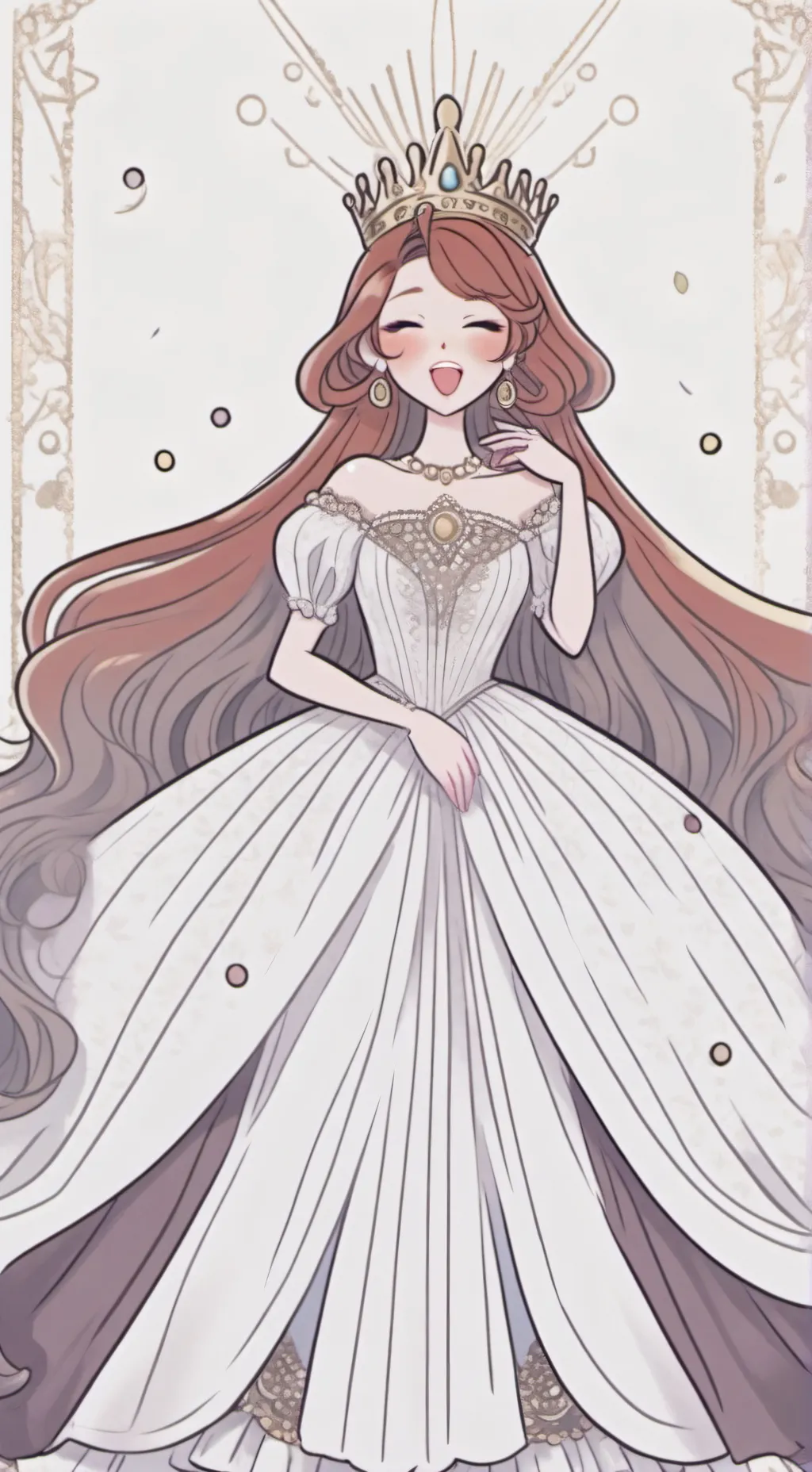 ai character: Princess Peach background