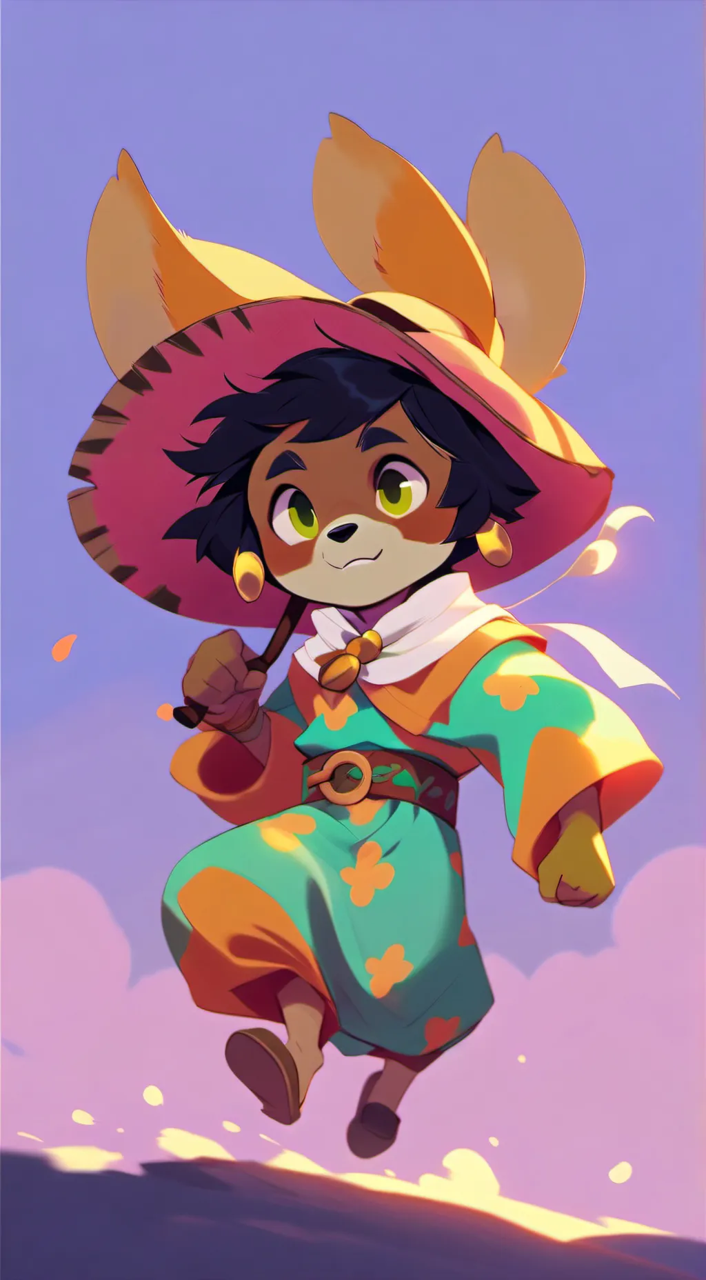 ai character: Фан Фан background