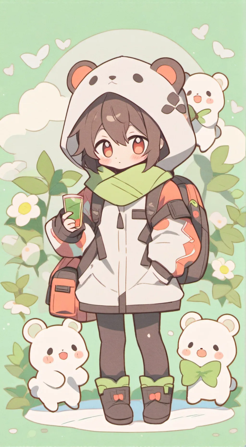 ai character: BSD  background