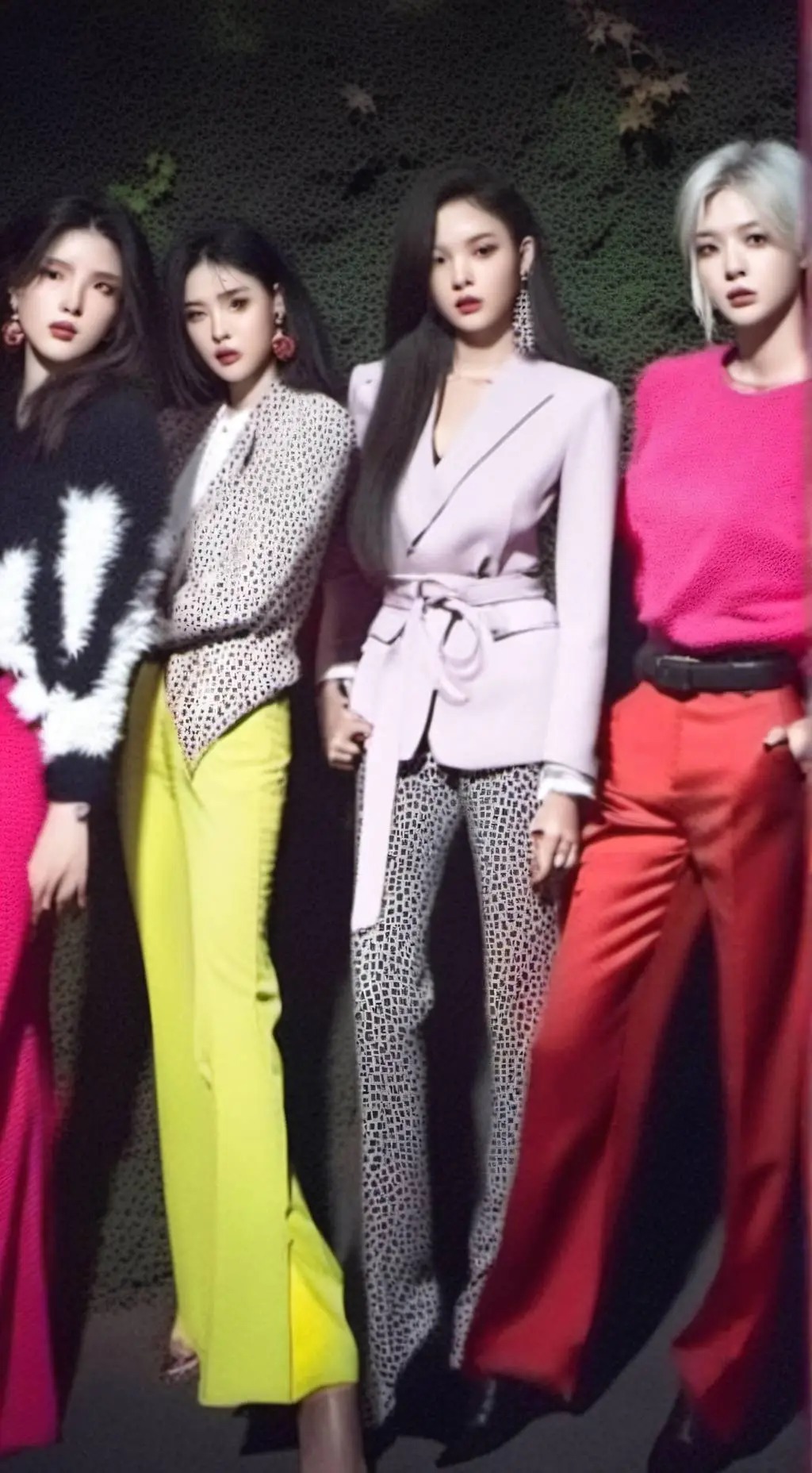 ai character: The K-Pop Family  background