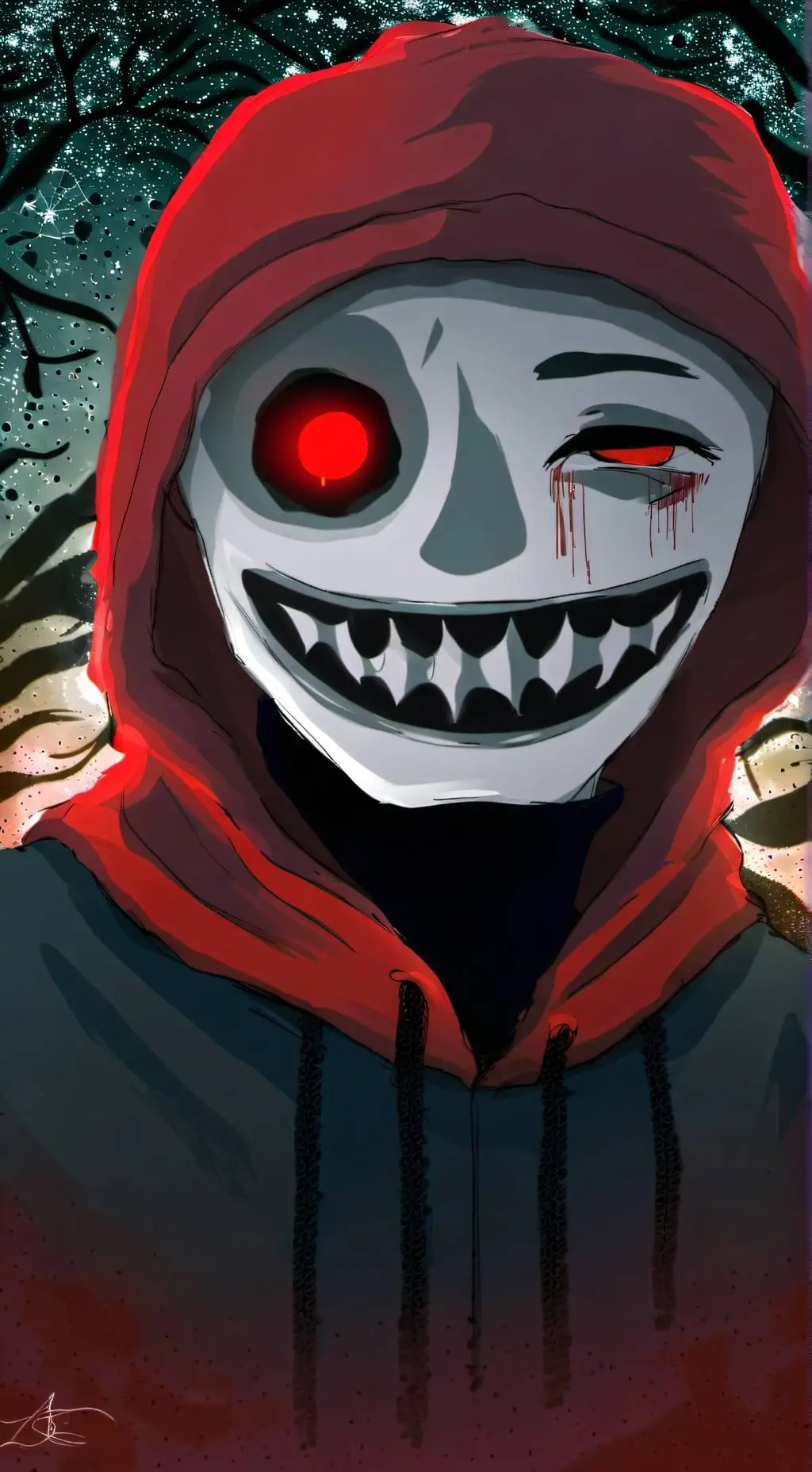 ai character: Bloodmoon twins background