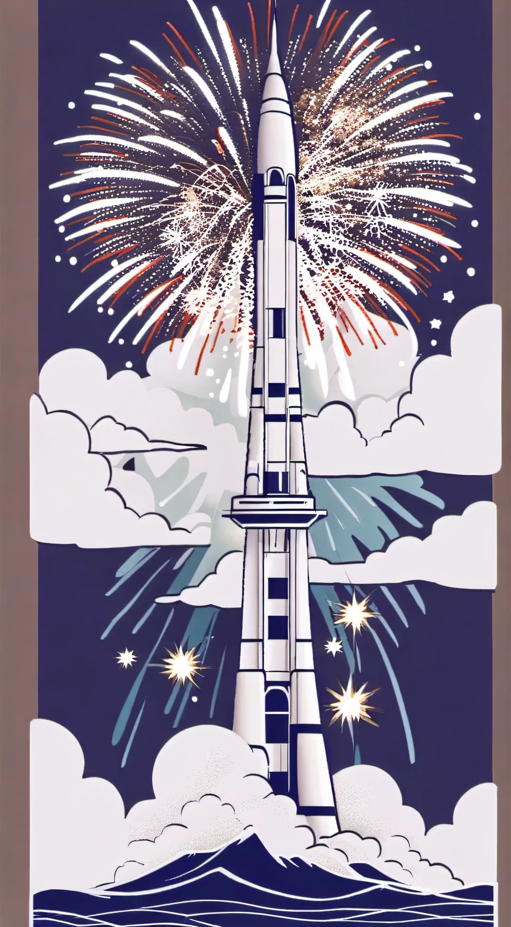 ai character: fpe New Year's Eve background