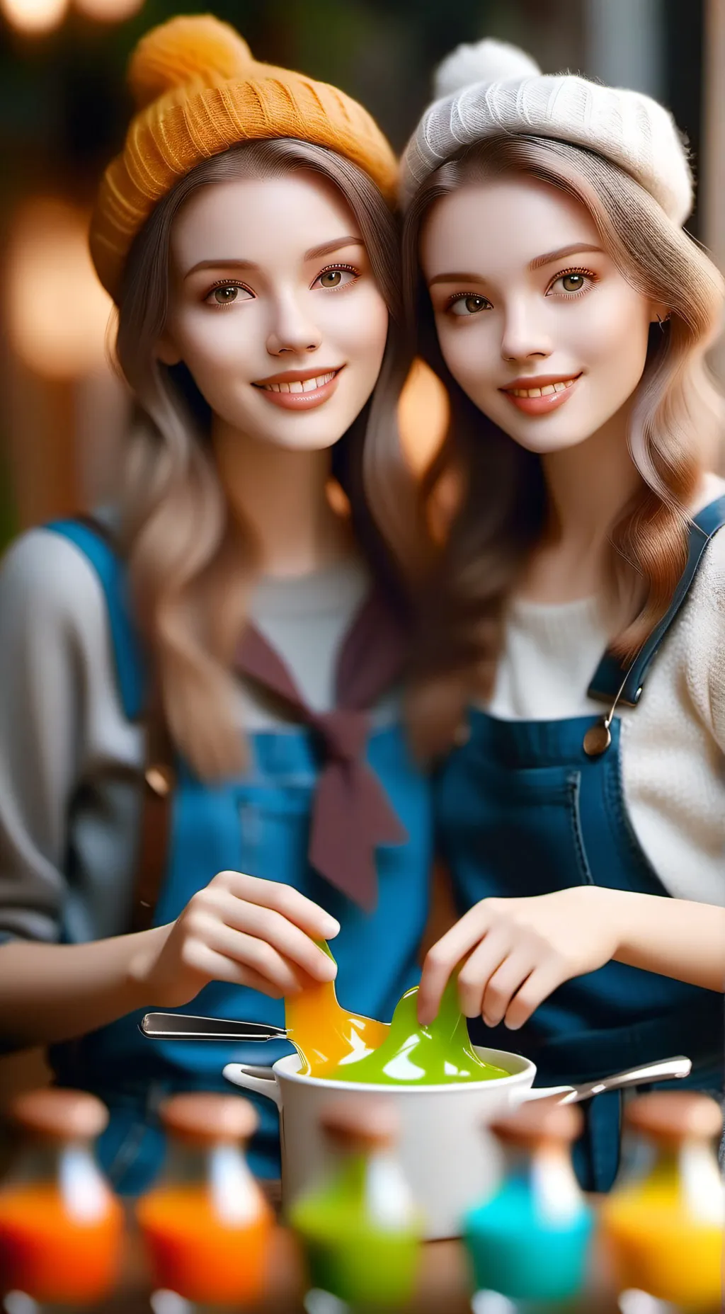 ai character: lexi and star background