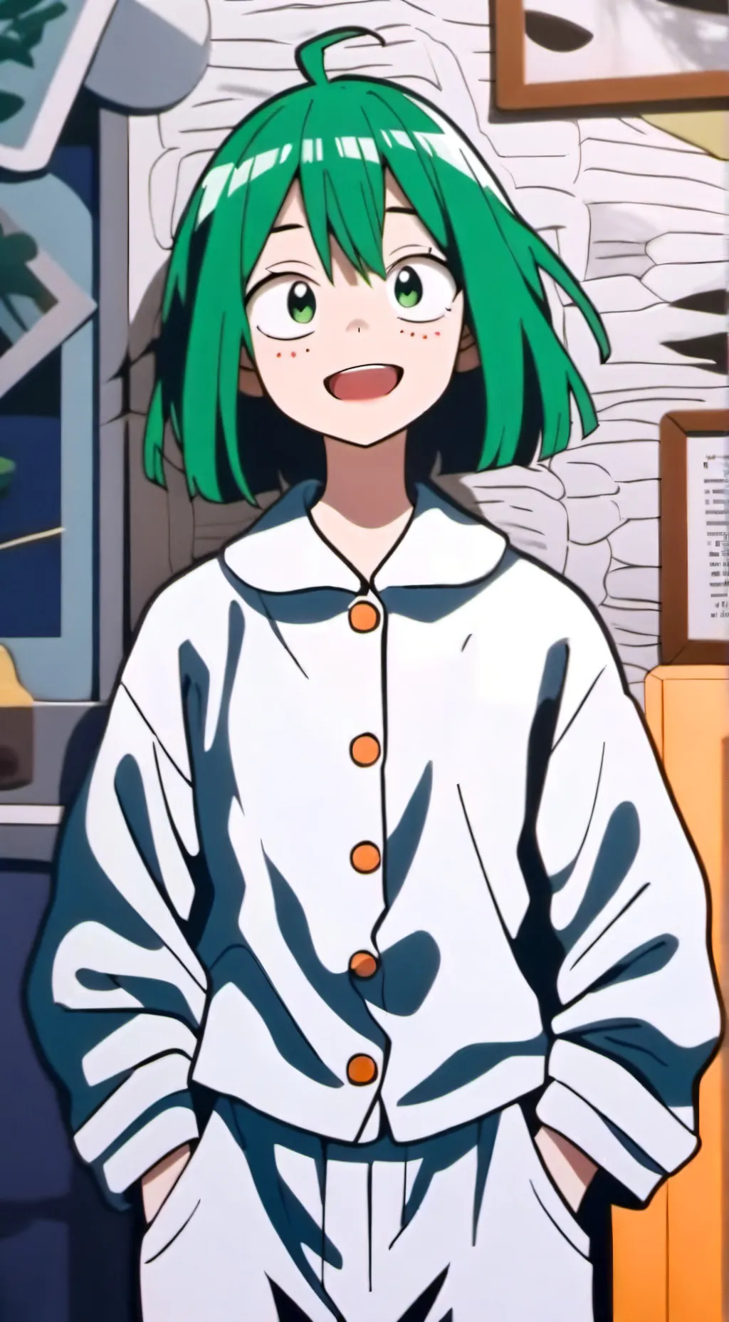 ai character: Tsuyu background