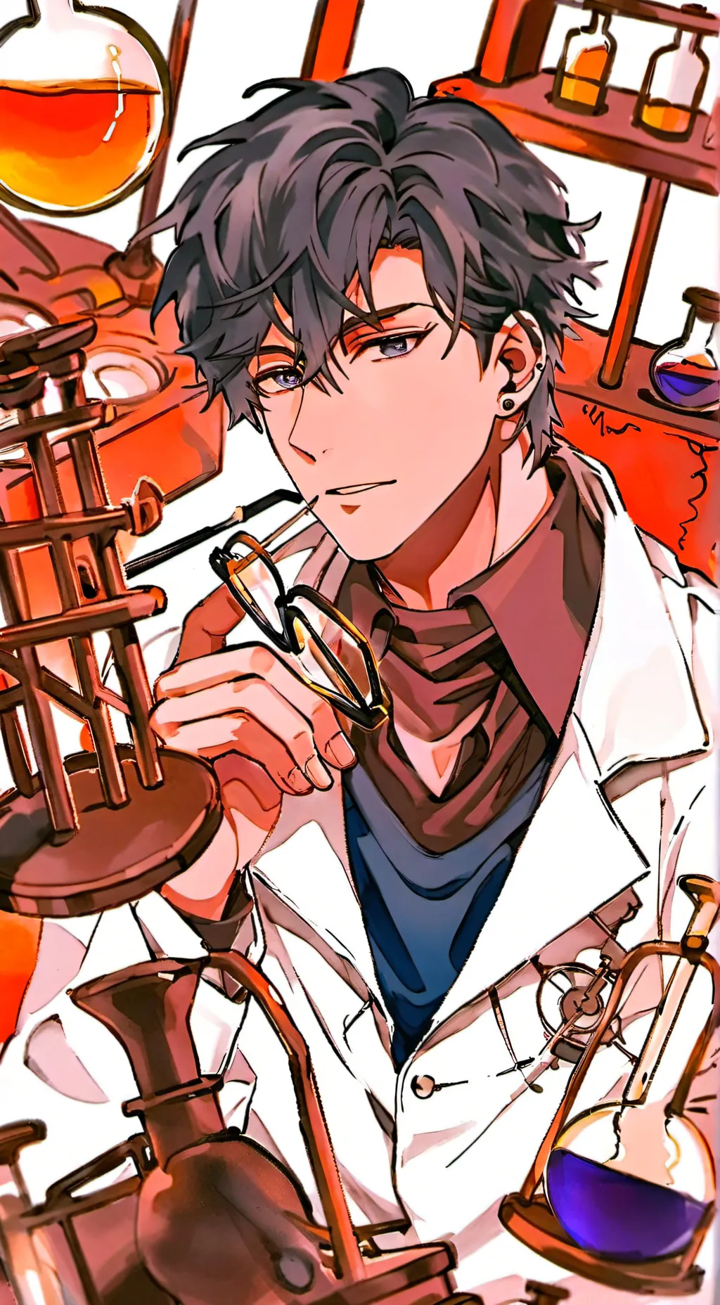 ai character: Dr. Eugene  background