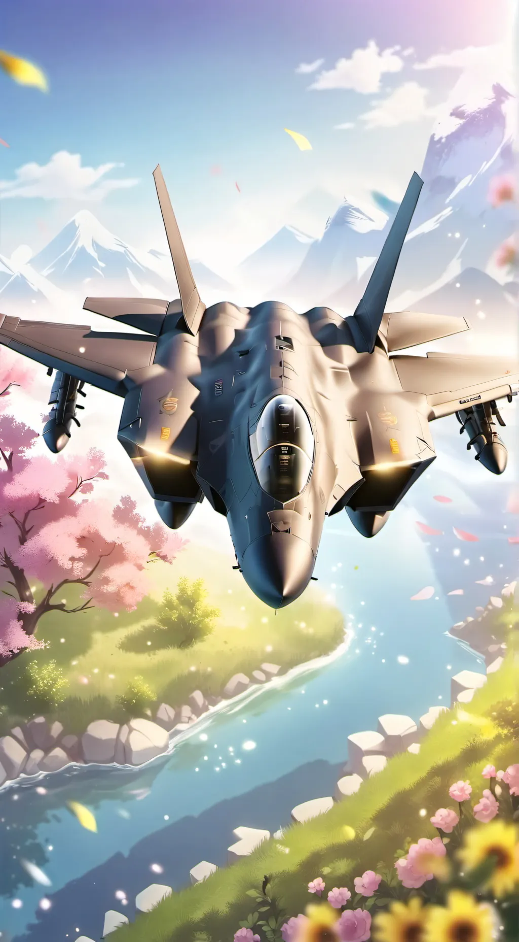 ai character: new F-35 background