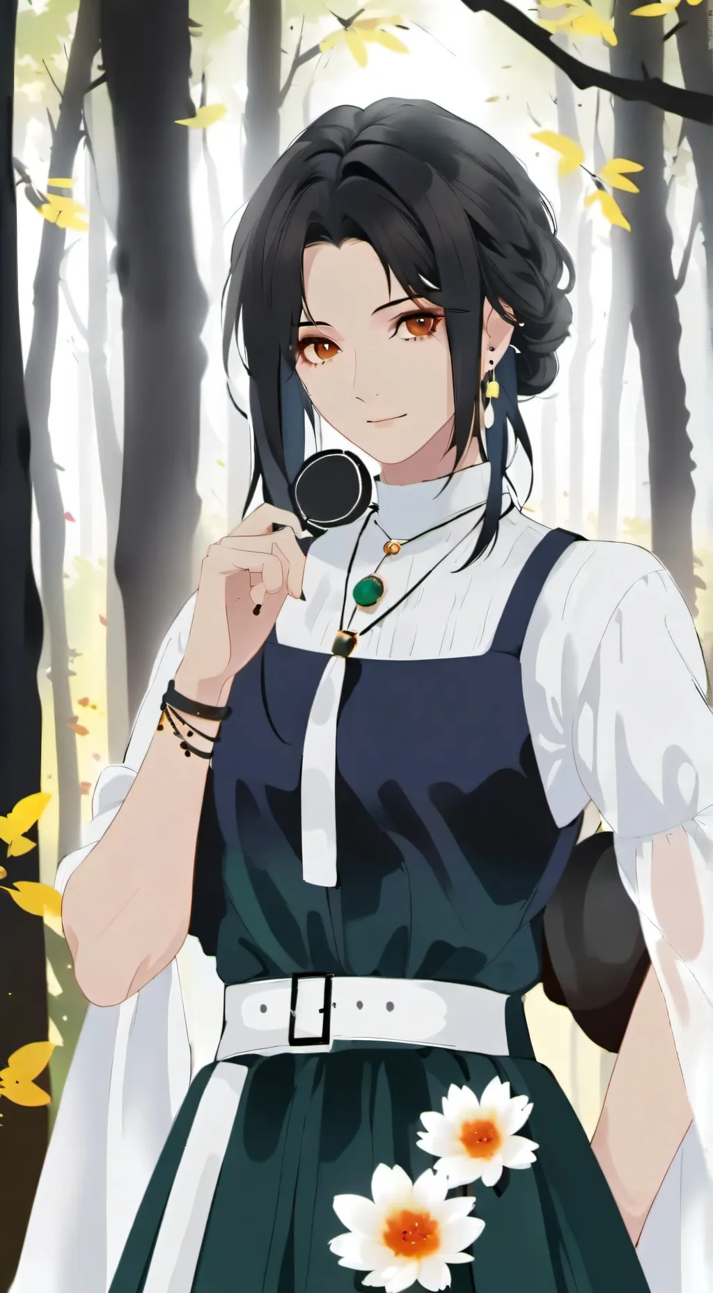 ai character: sakura background