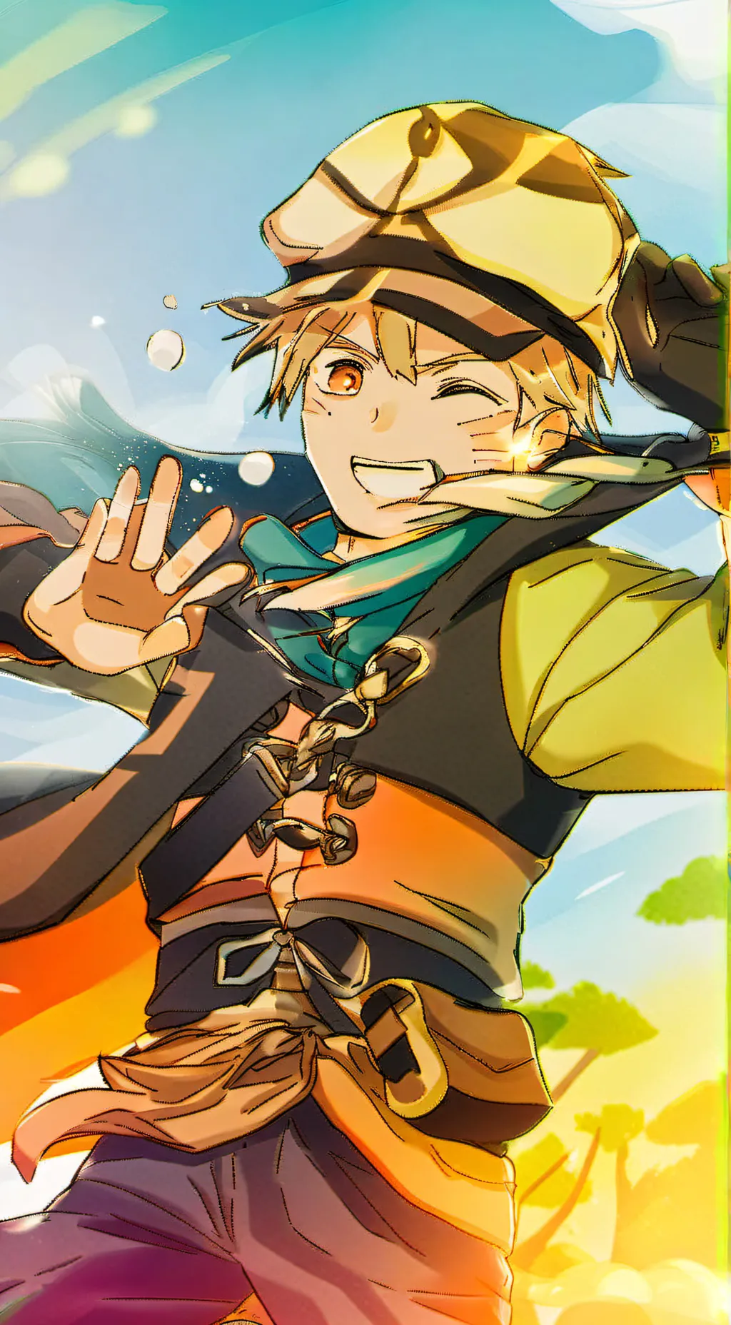 ai character: sasunaru background