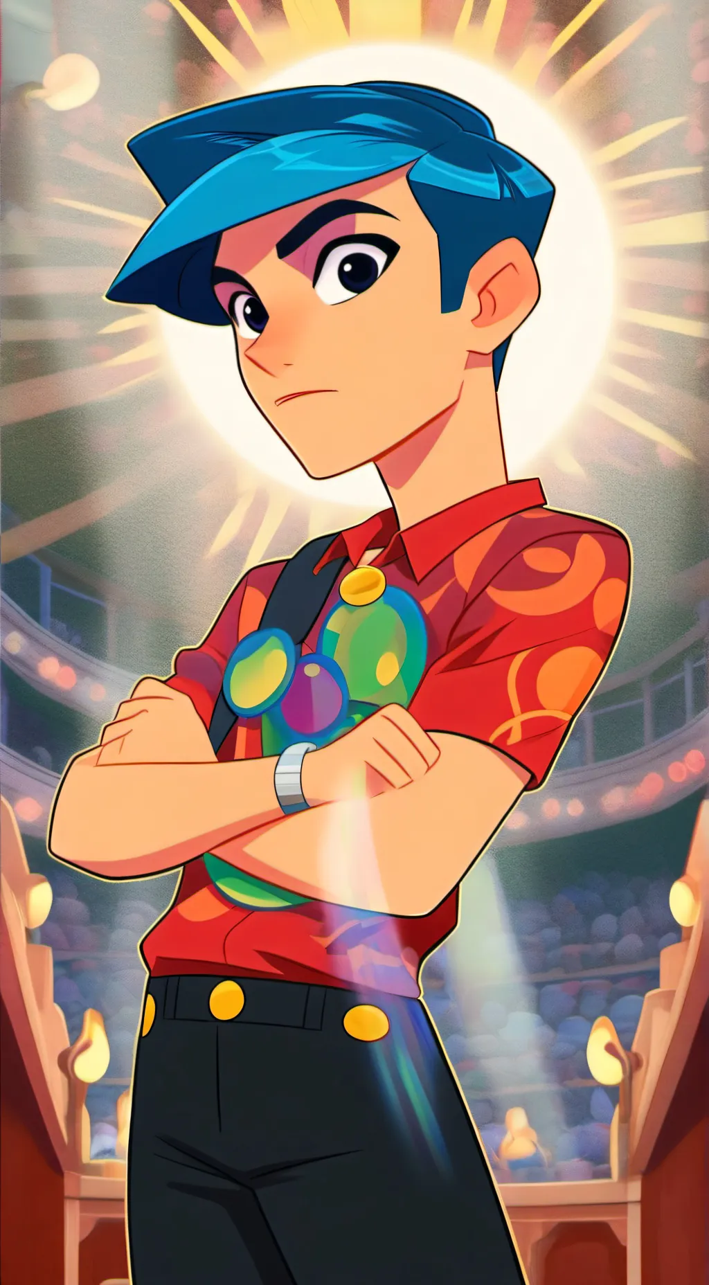 ai character: Blake Myers  background