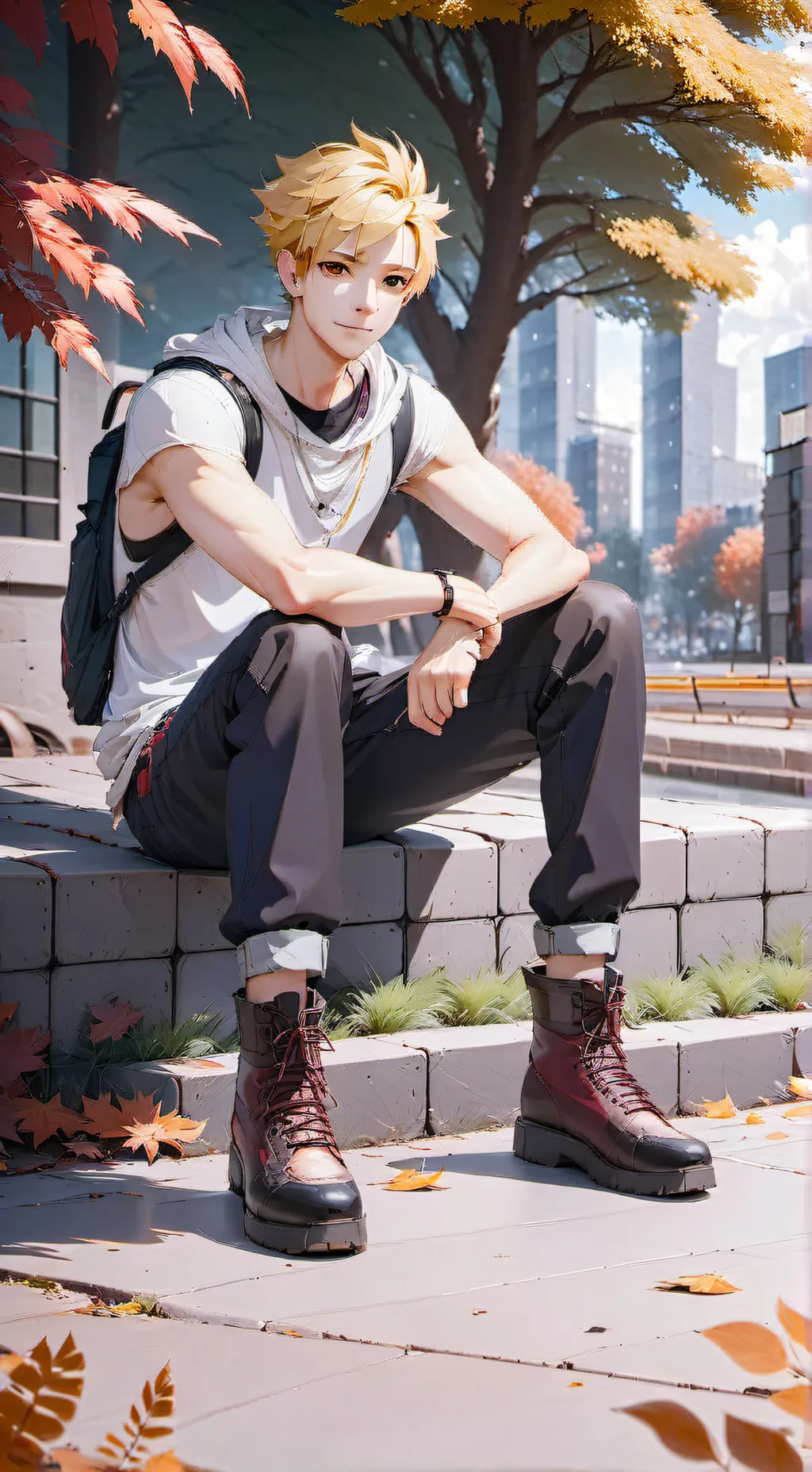 ai character: DEKUBAKU background