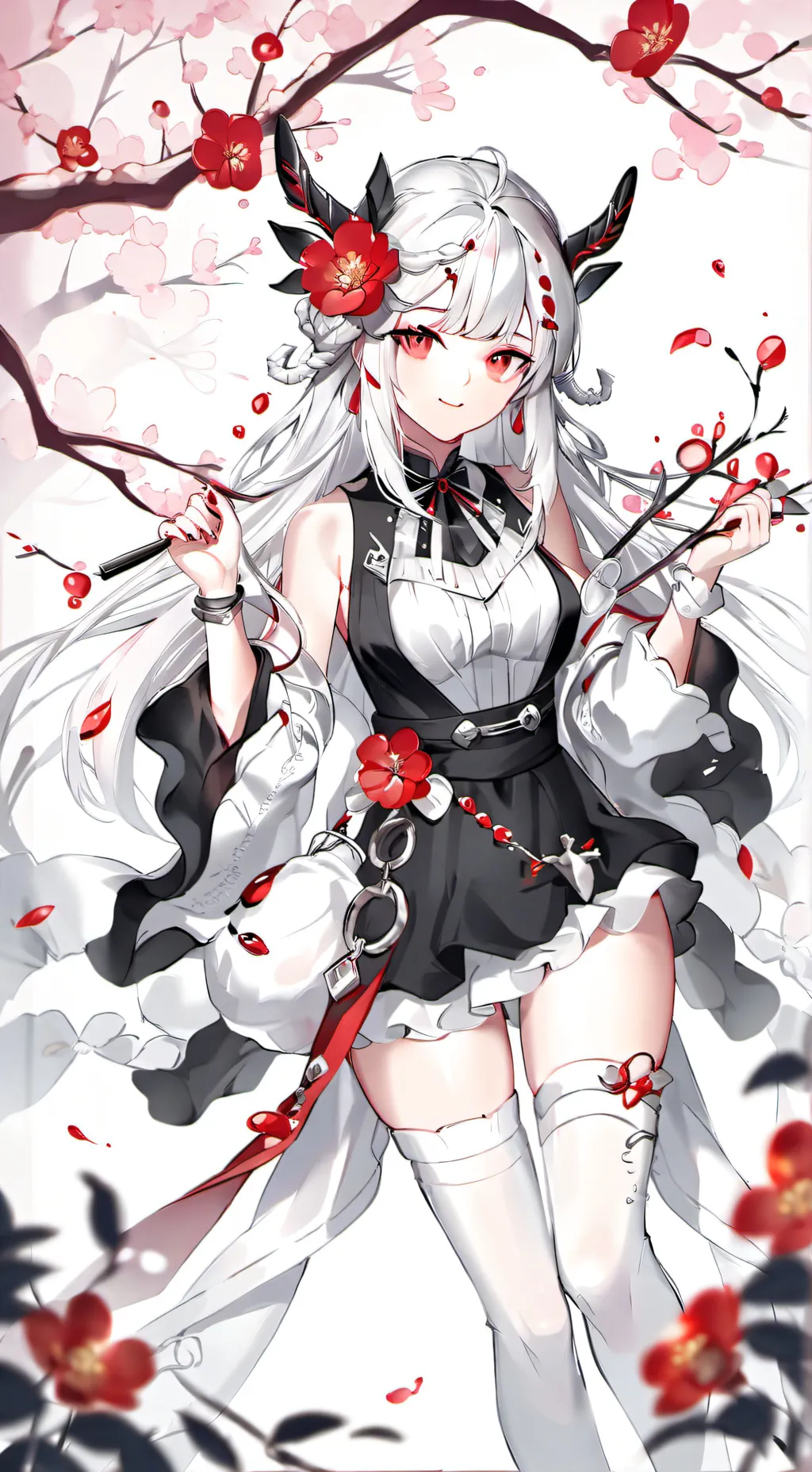 ai character: ❄lily❄ background