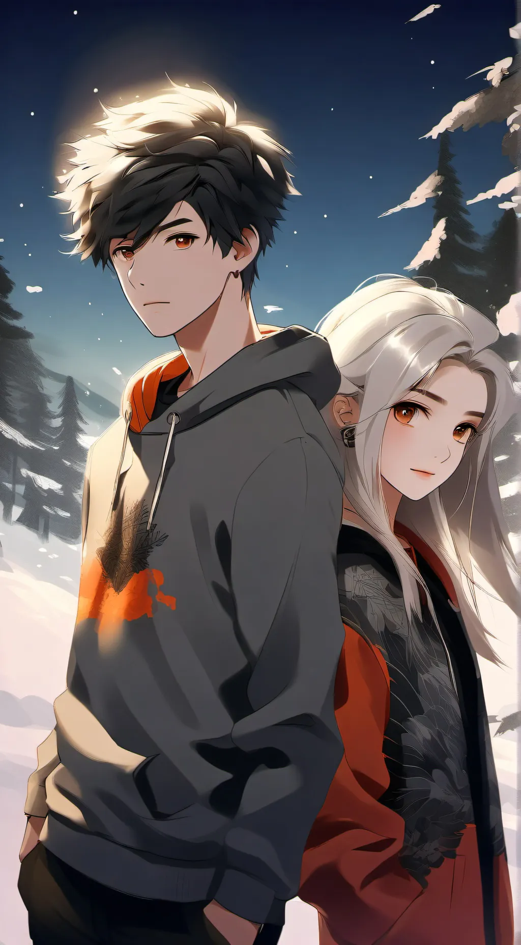 ai character: gwen and kevin background