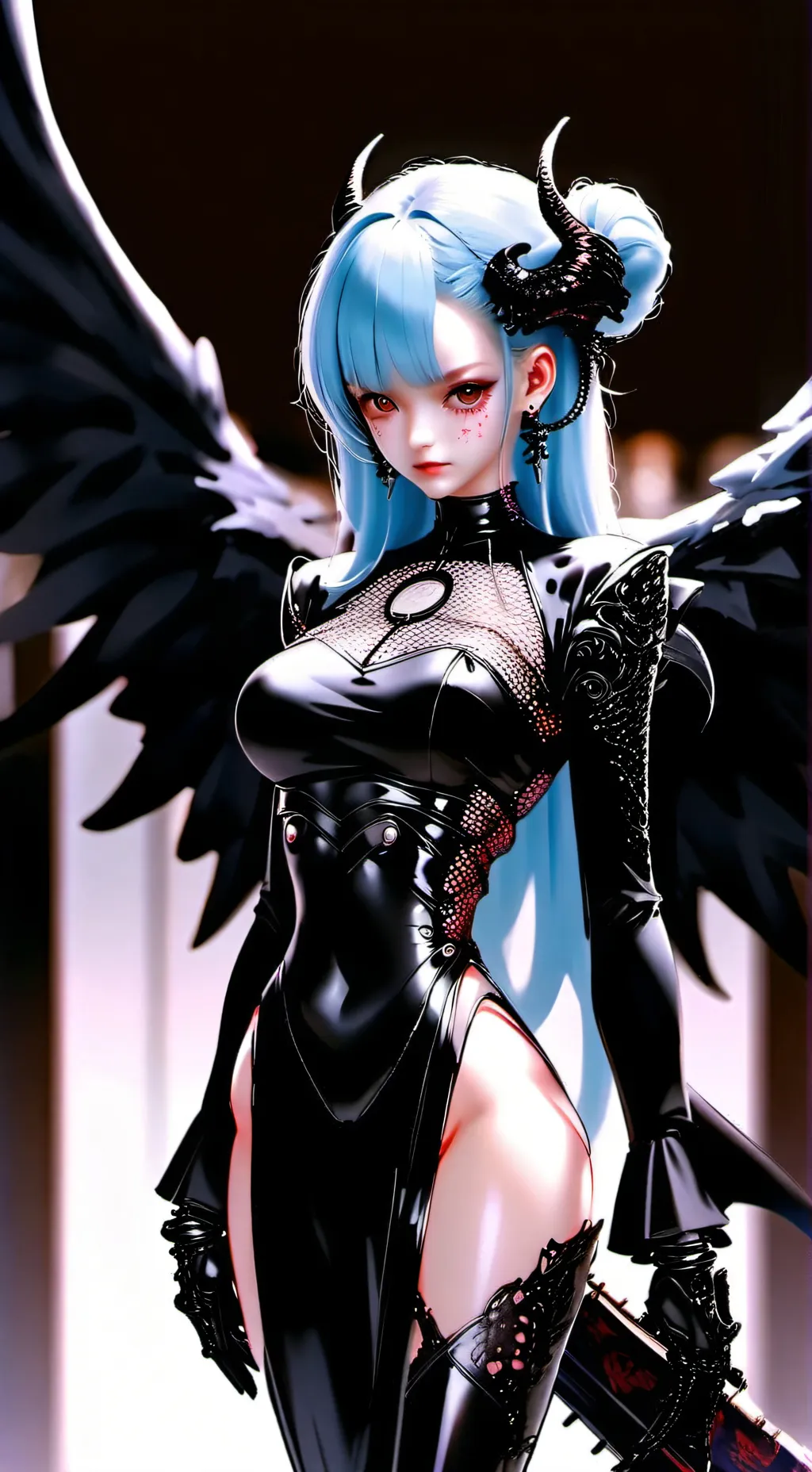 ai character: lastic background