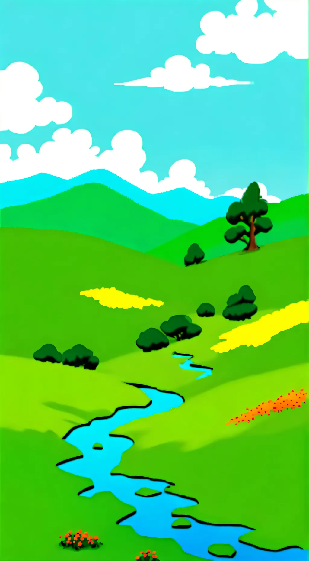 ai character: SPRUNKI [FUN TIME] background