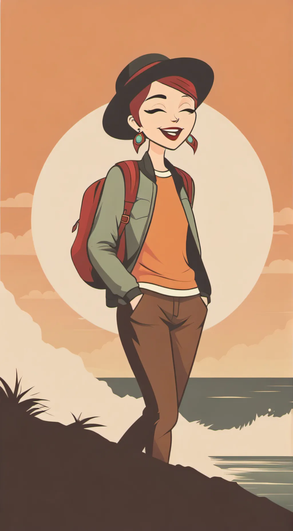 ai character: Zoey 🌺 (tdi) background