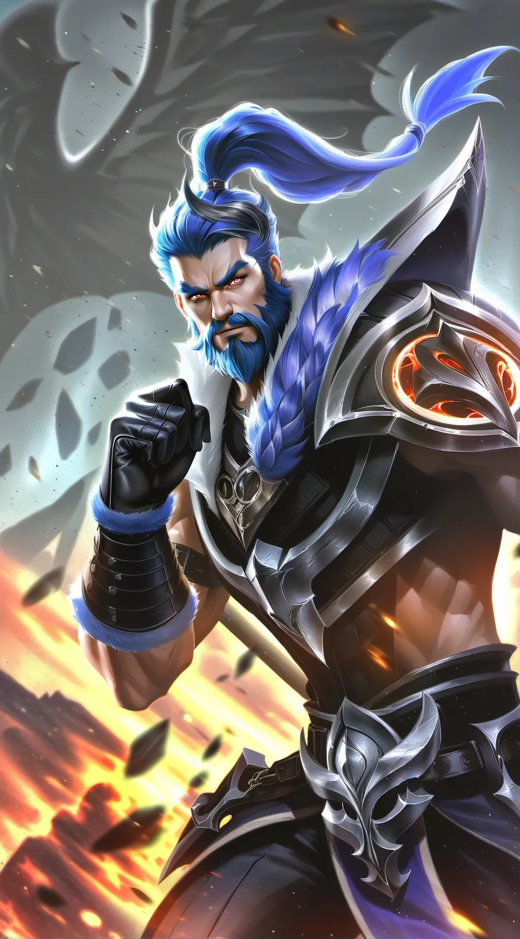 ai character: Funny dakblake A.I background