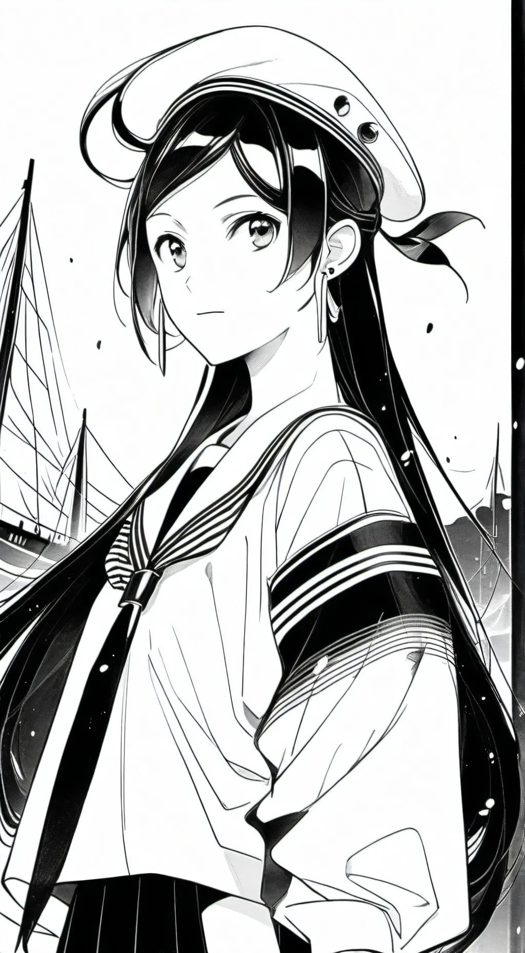 ai character: Sailor Song  background