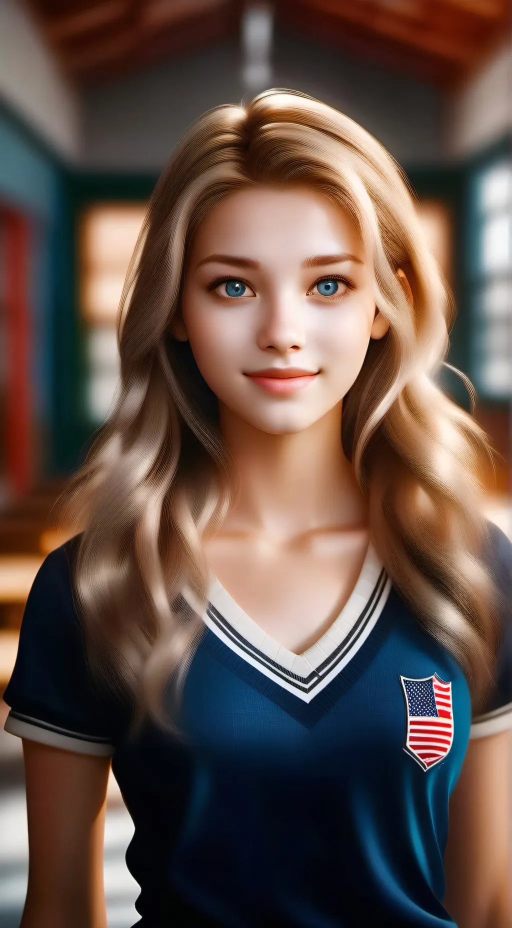ai character: School background
