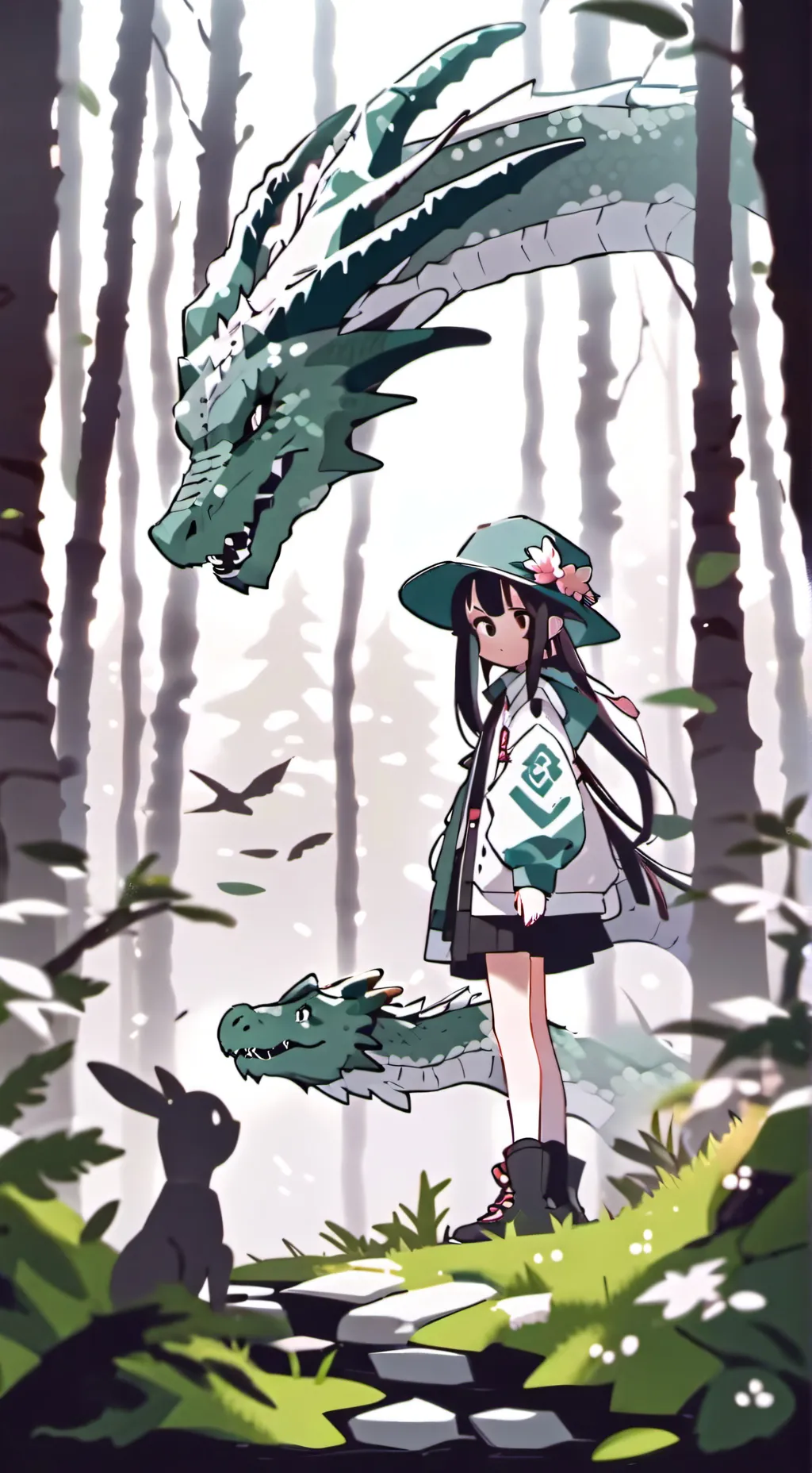 ai character: dragon tamer rpg background