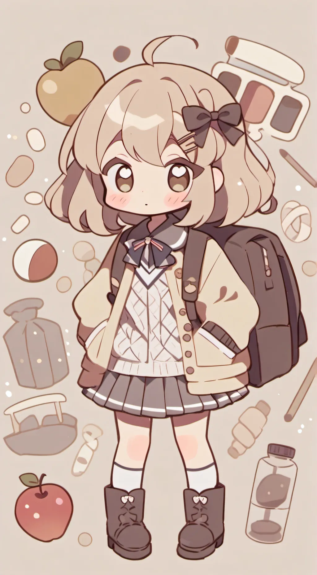 ai character: Lilly background
