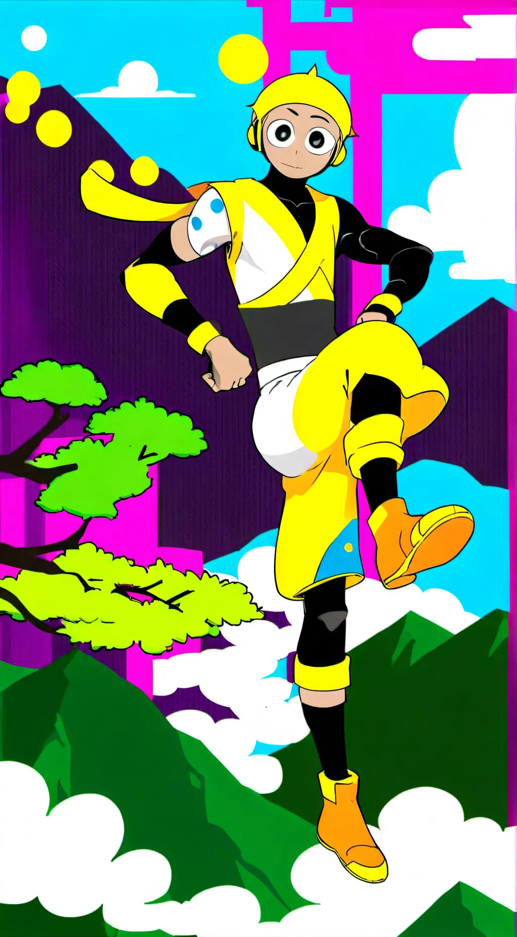 ai character: simon background