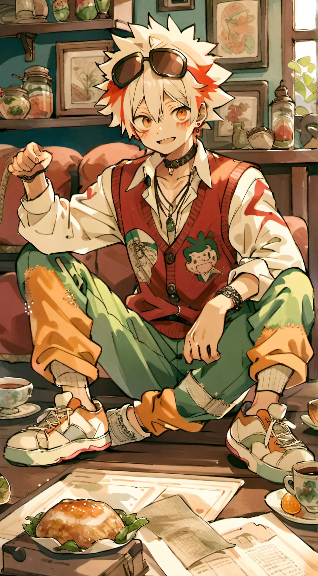 ai character: Bakugo background