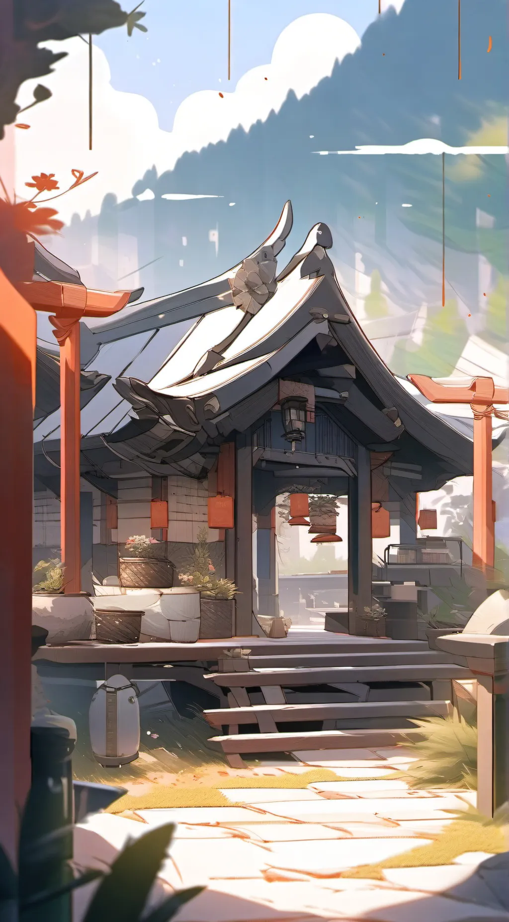 ai character: Lucky background