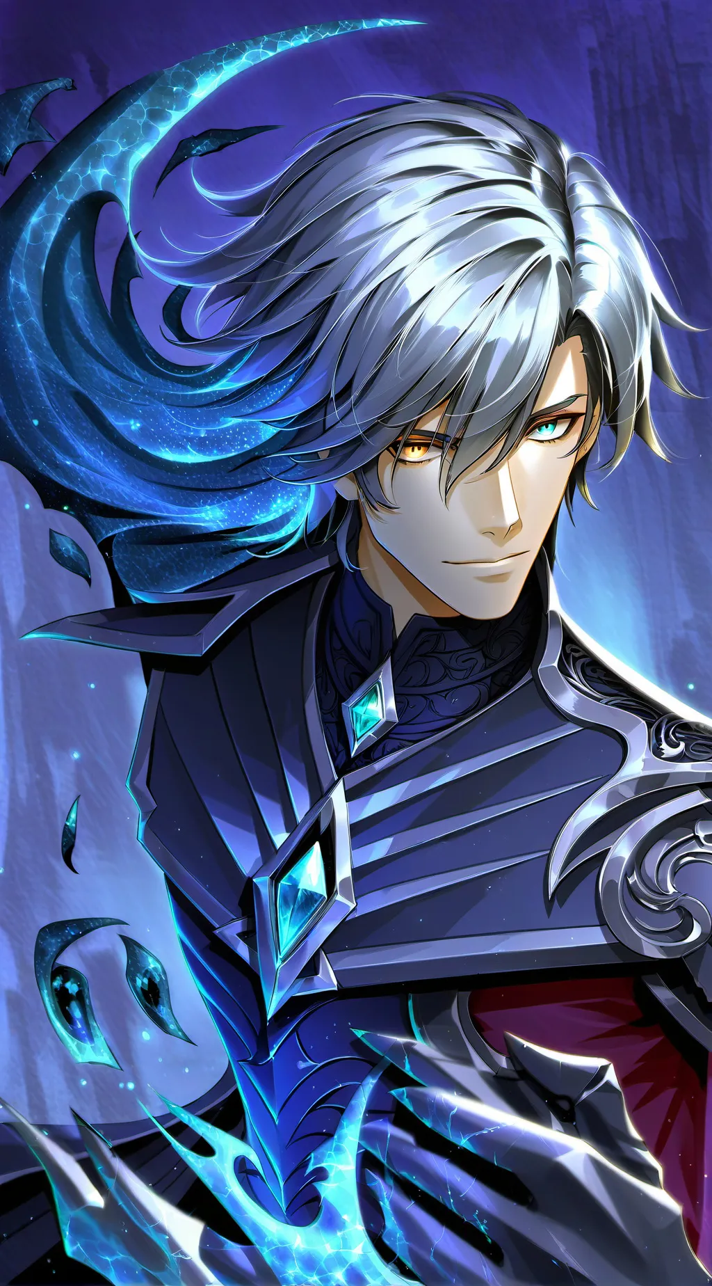 ai character: Shoto Todoroki background