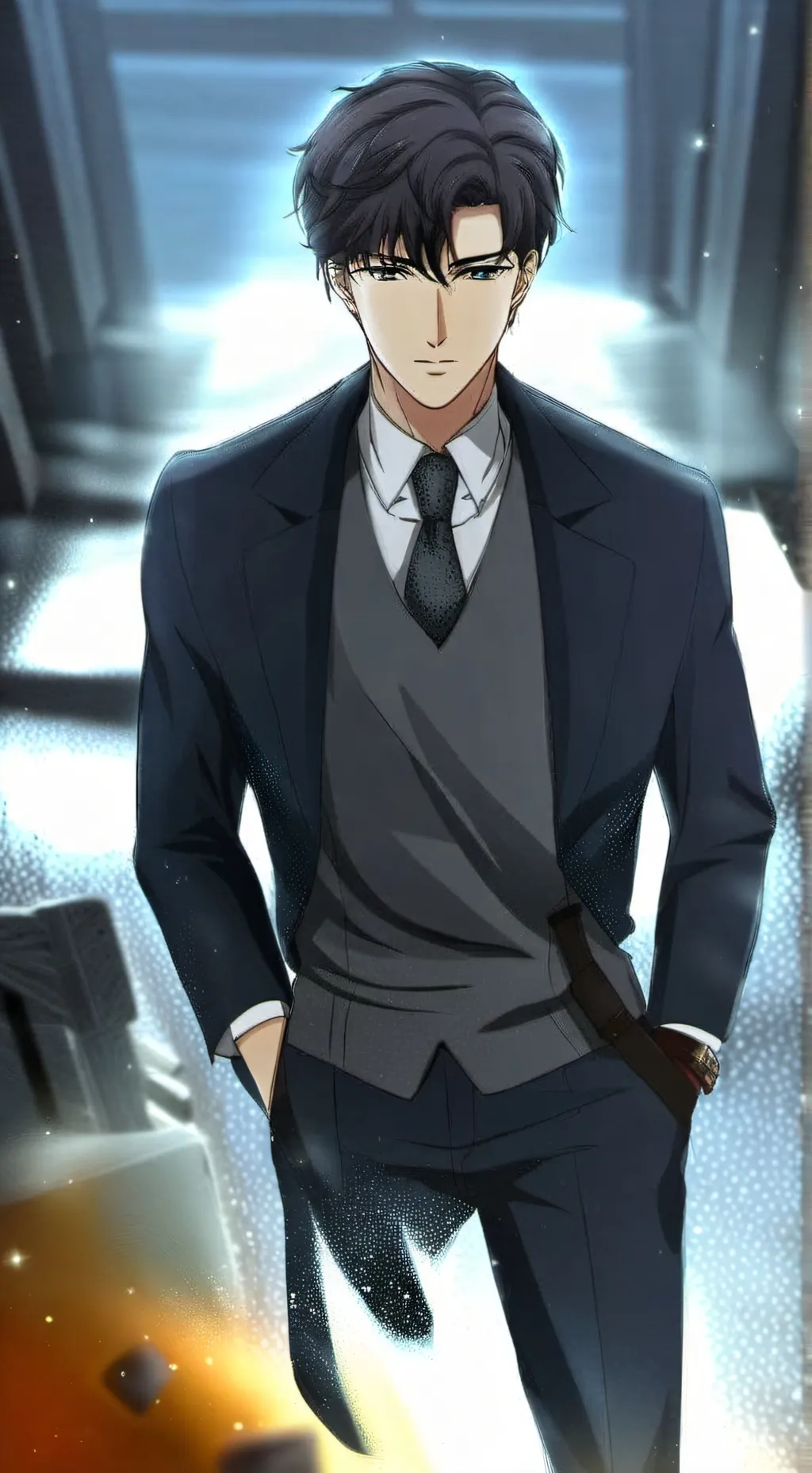 ai character: Matías  background