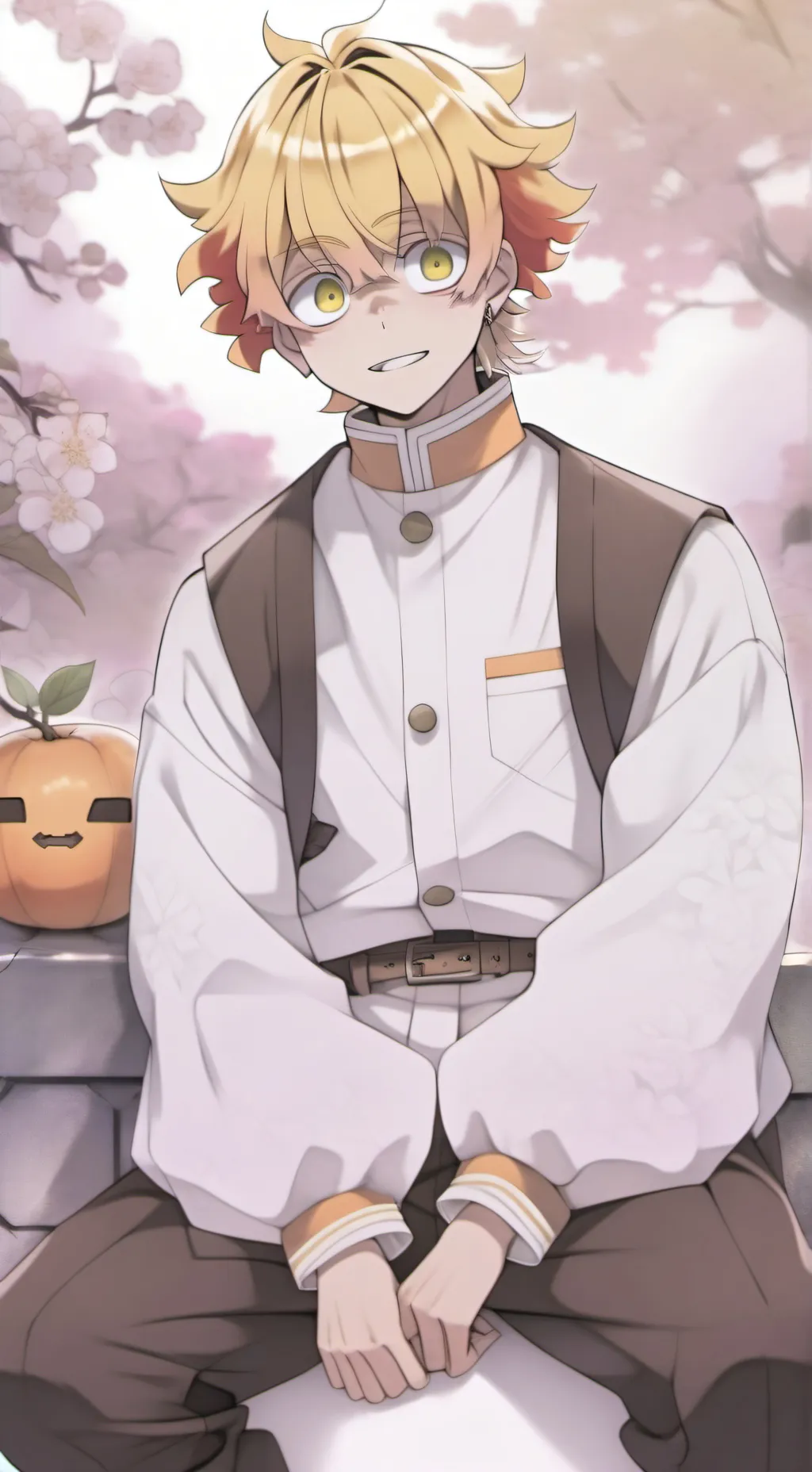ai character: Zenitsu moment ￼ background