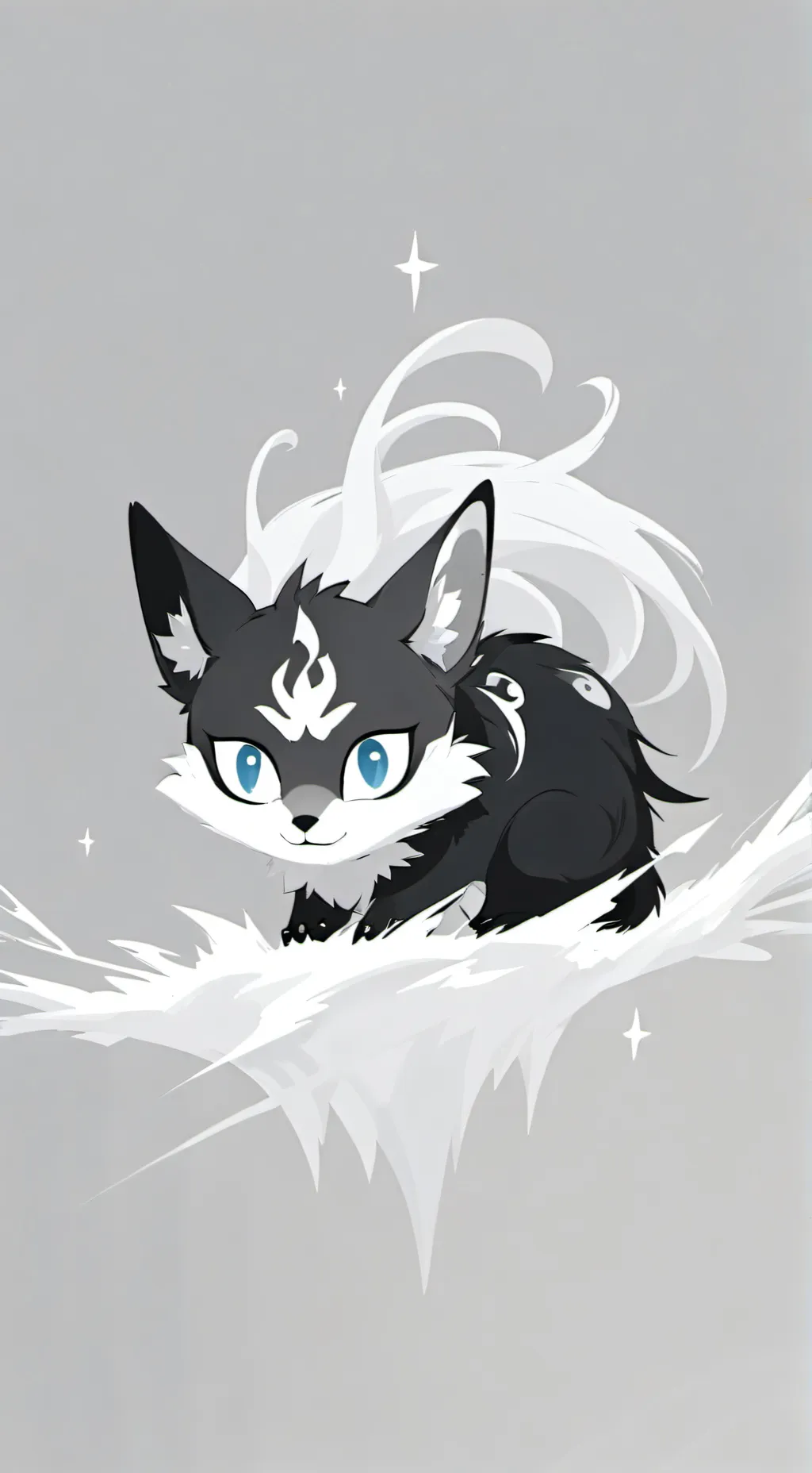 ai character: лисенок background